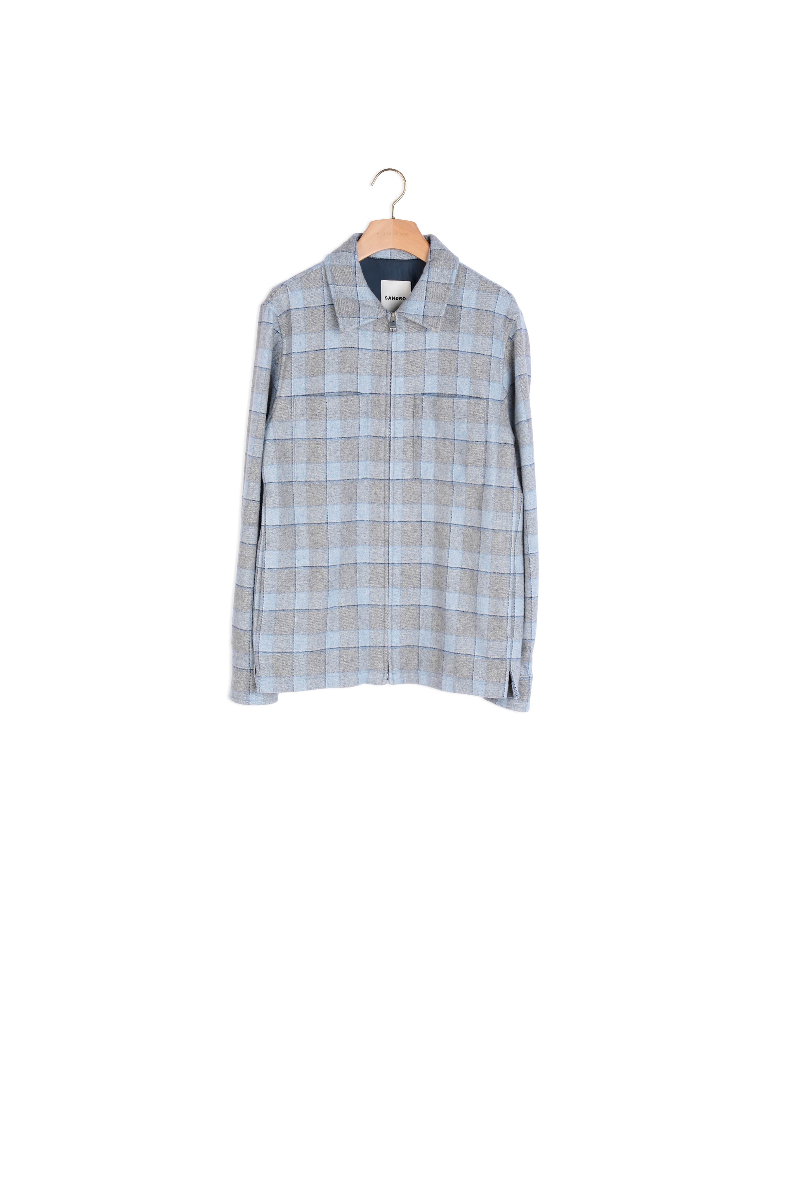 SurChemise en laine doublée Sandro seconde main