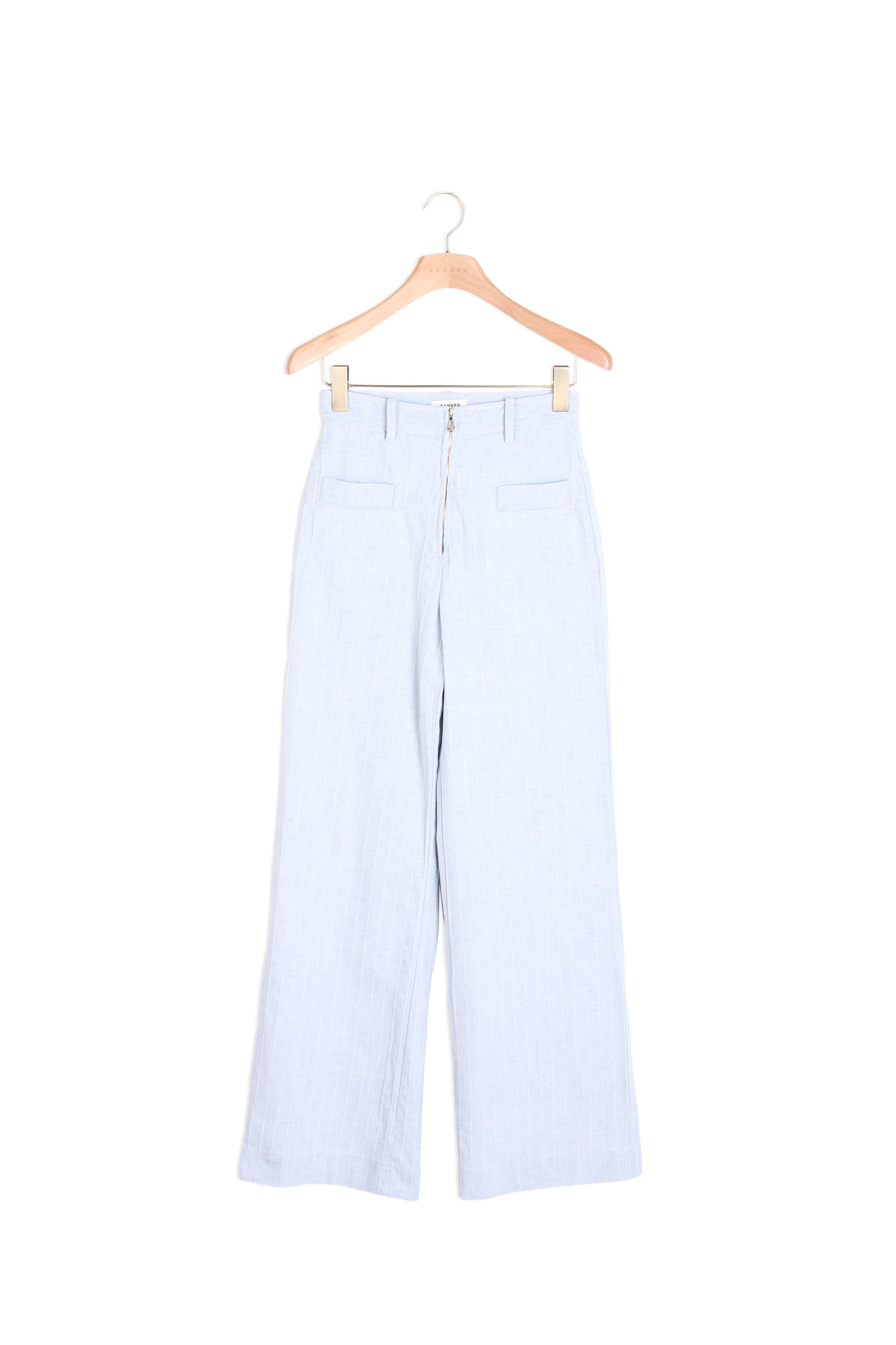 Pantalon à fines rayures Sandro seconde main