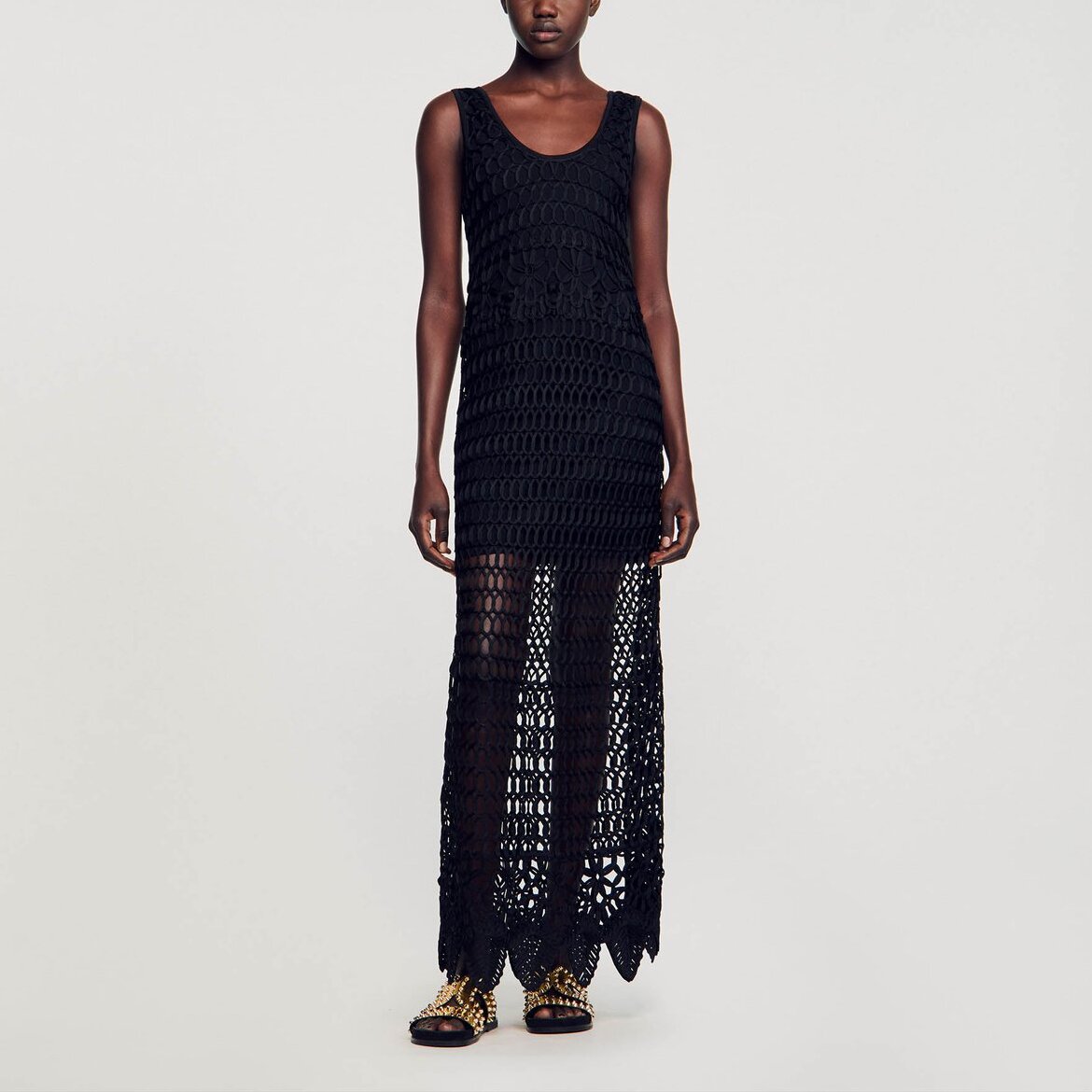 Robe en crochet Sandro seconde main