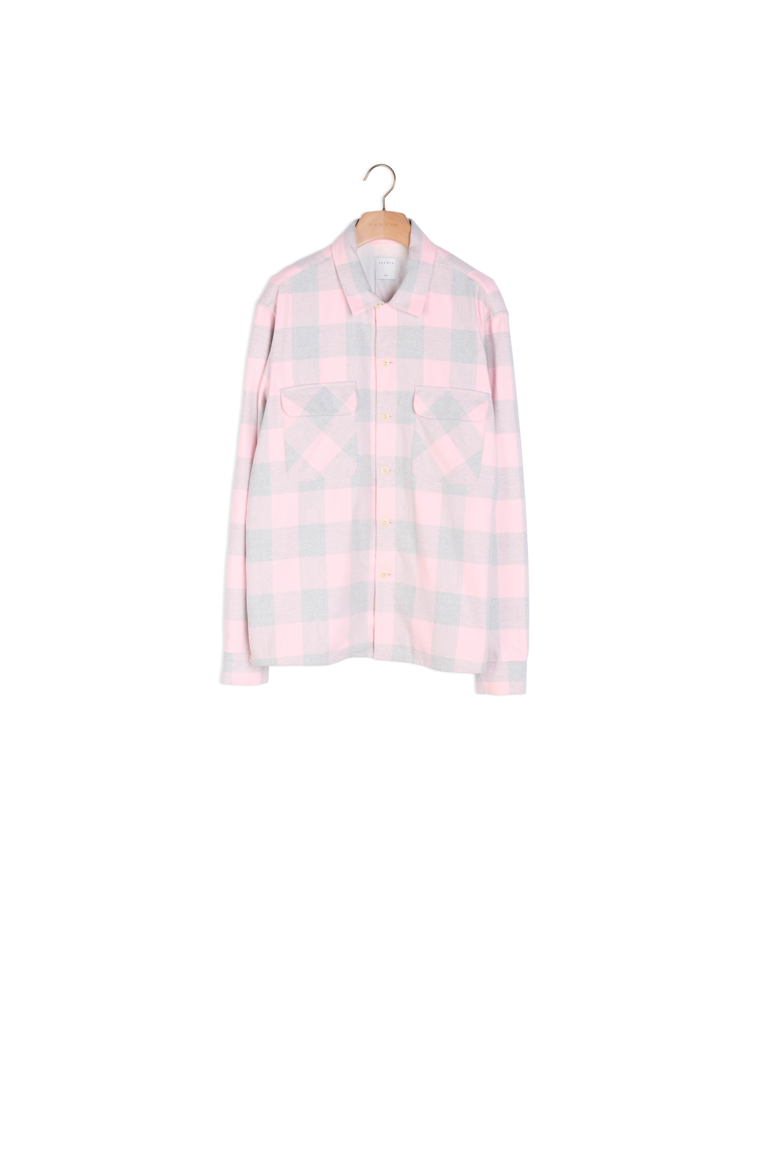 Chemise Noir/Ecru Sandro seconde main