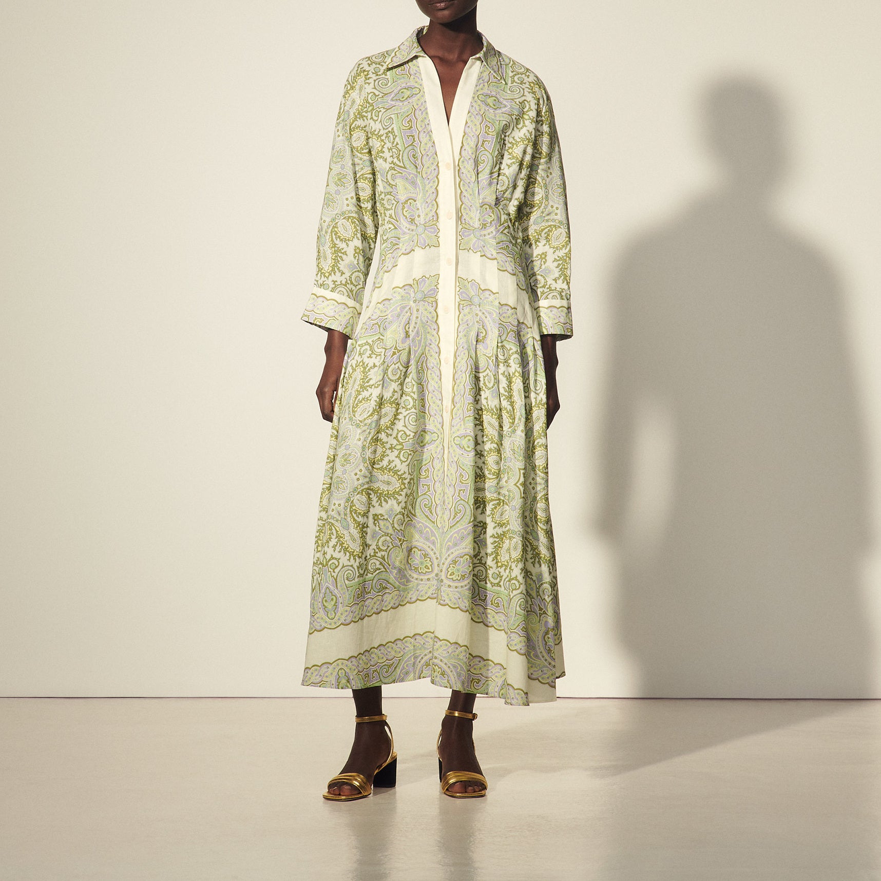 Robe Chemise imprimée Sandro seconde main