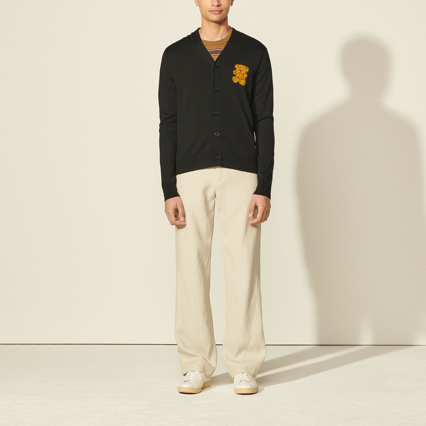 Cardigan avec patch ourson Sandro seconde main