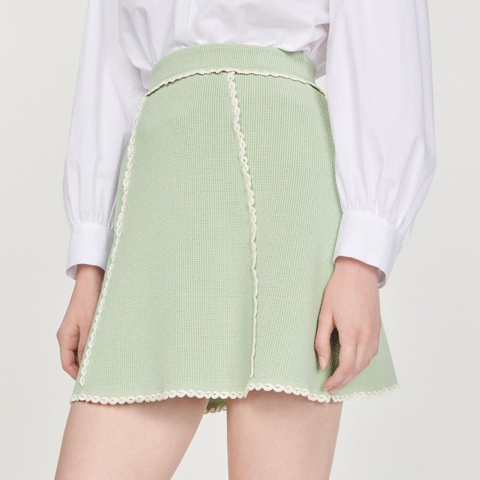 Jupe trapèze en Maille Sandro seconde main