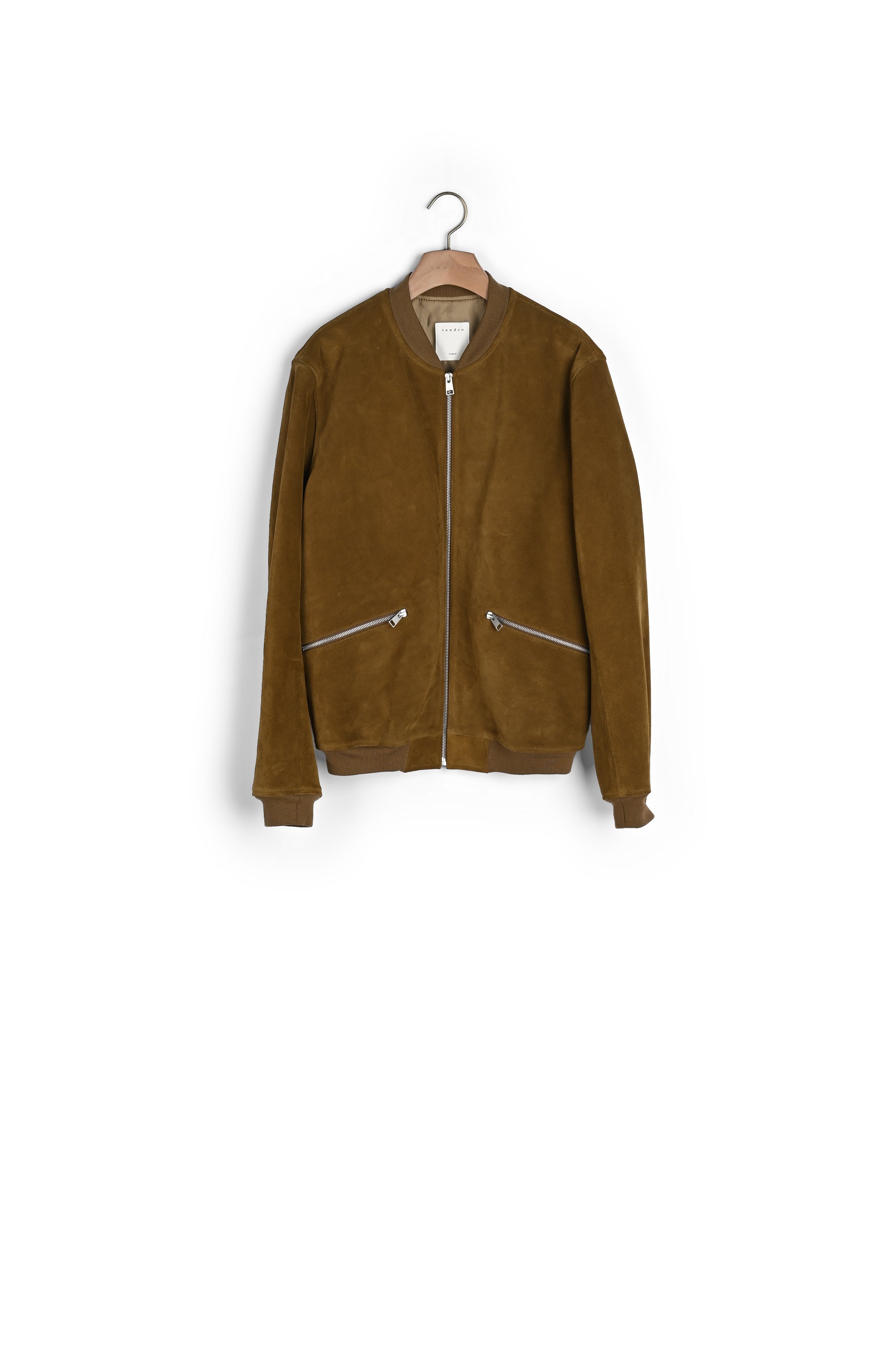 Blouson en cuir Sandro seconde main