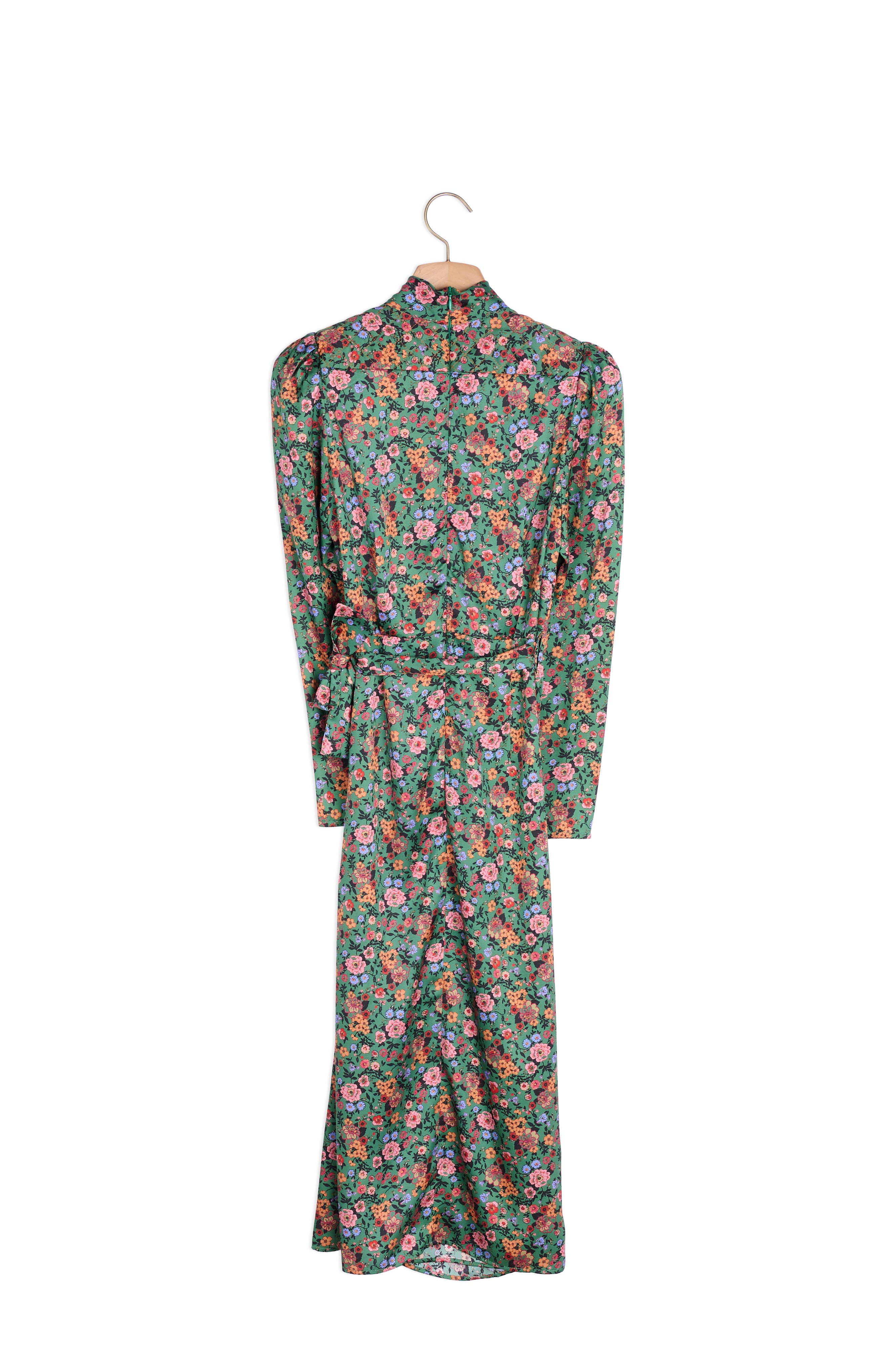 Robe mi-longue à imprimé Fleurs Sandro seconde main