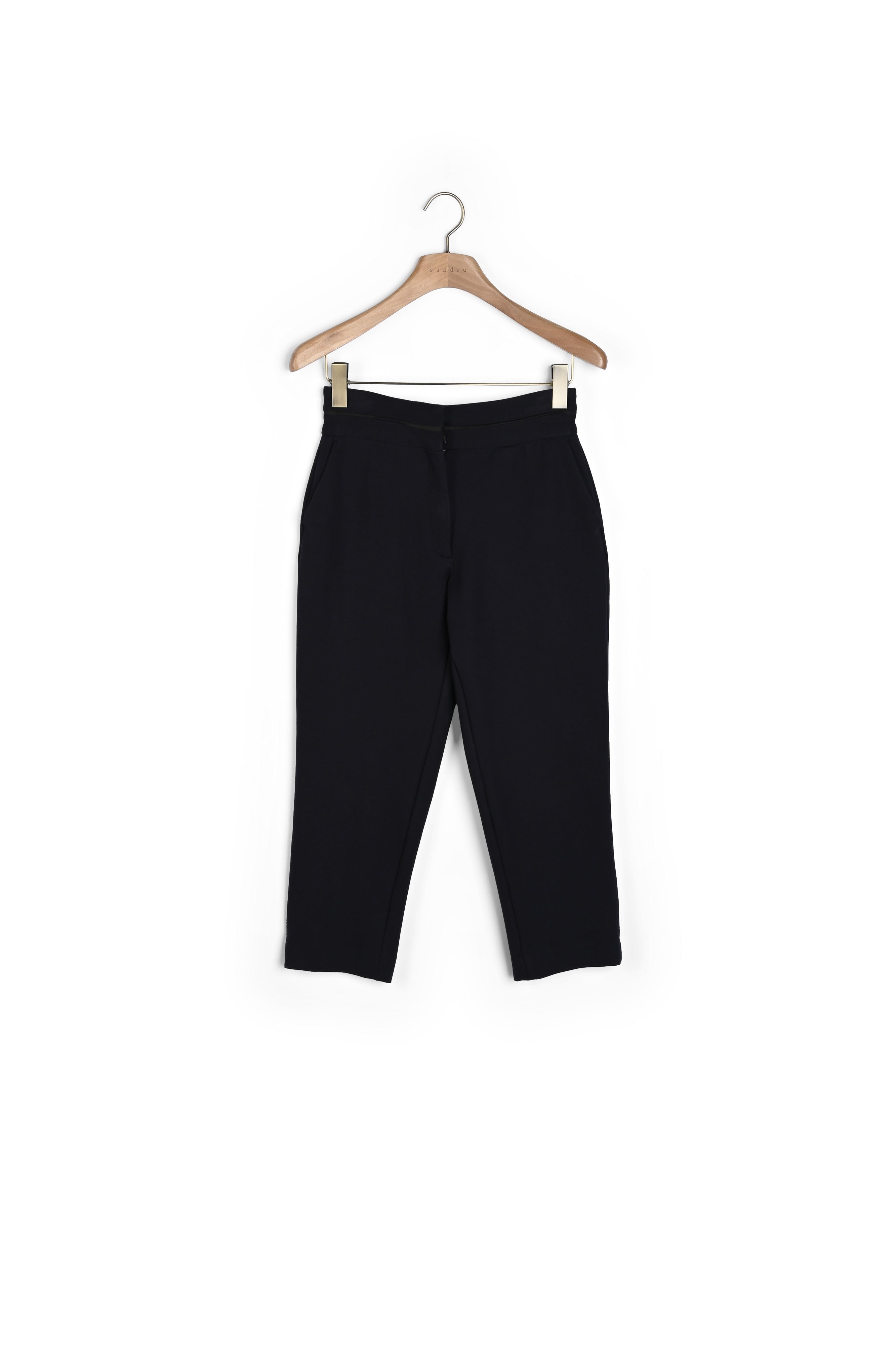 Pantalon Marine Sandro seconde main