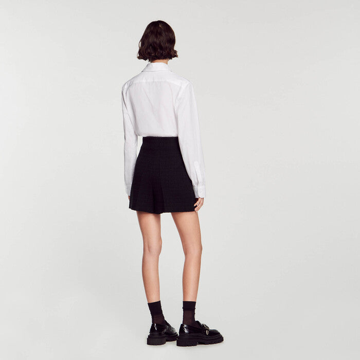 Short taille haute en tweed Sandro seconde main