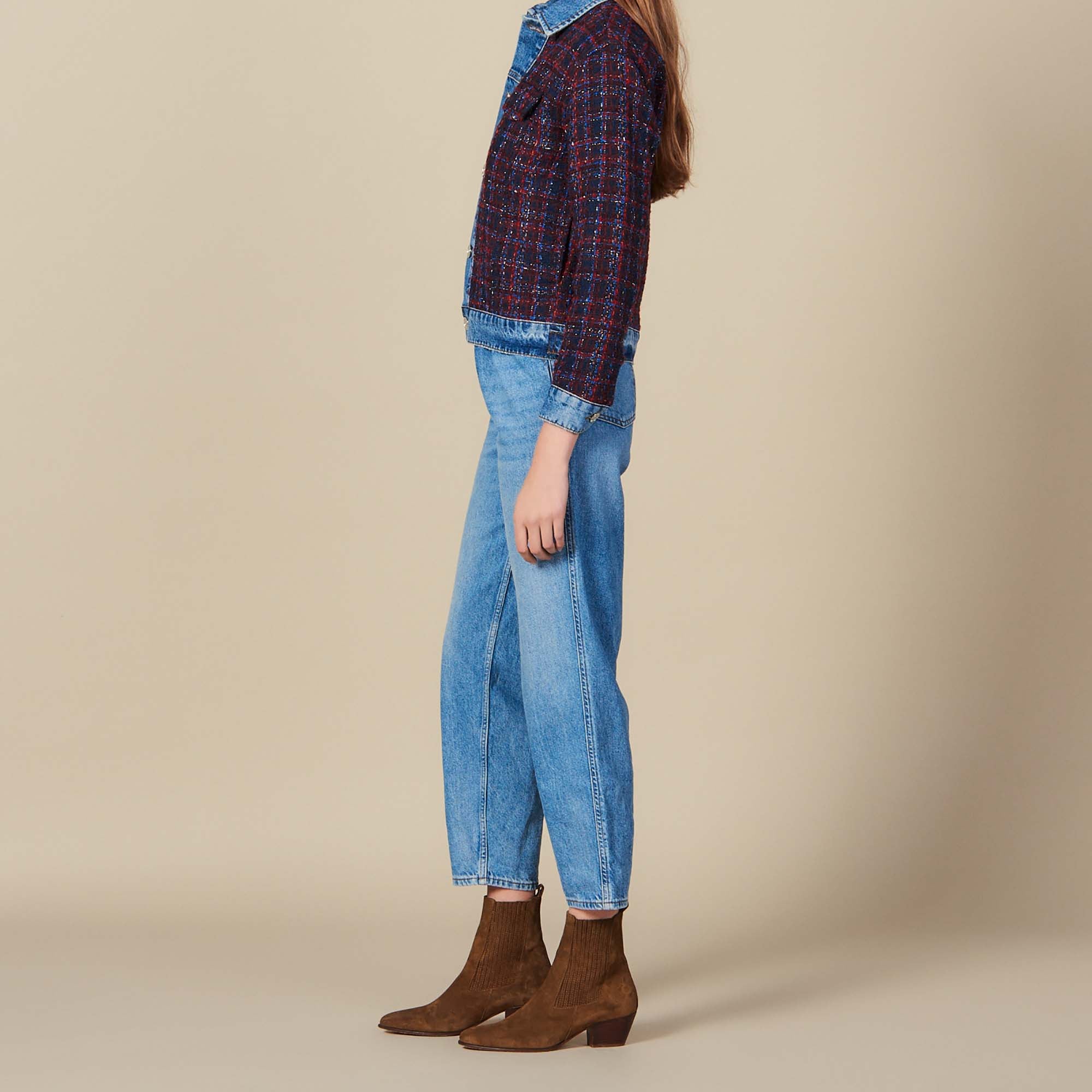 Blouson en tweed Sandro seconde main