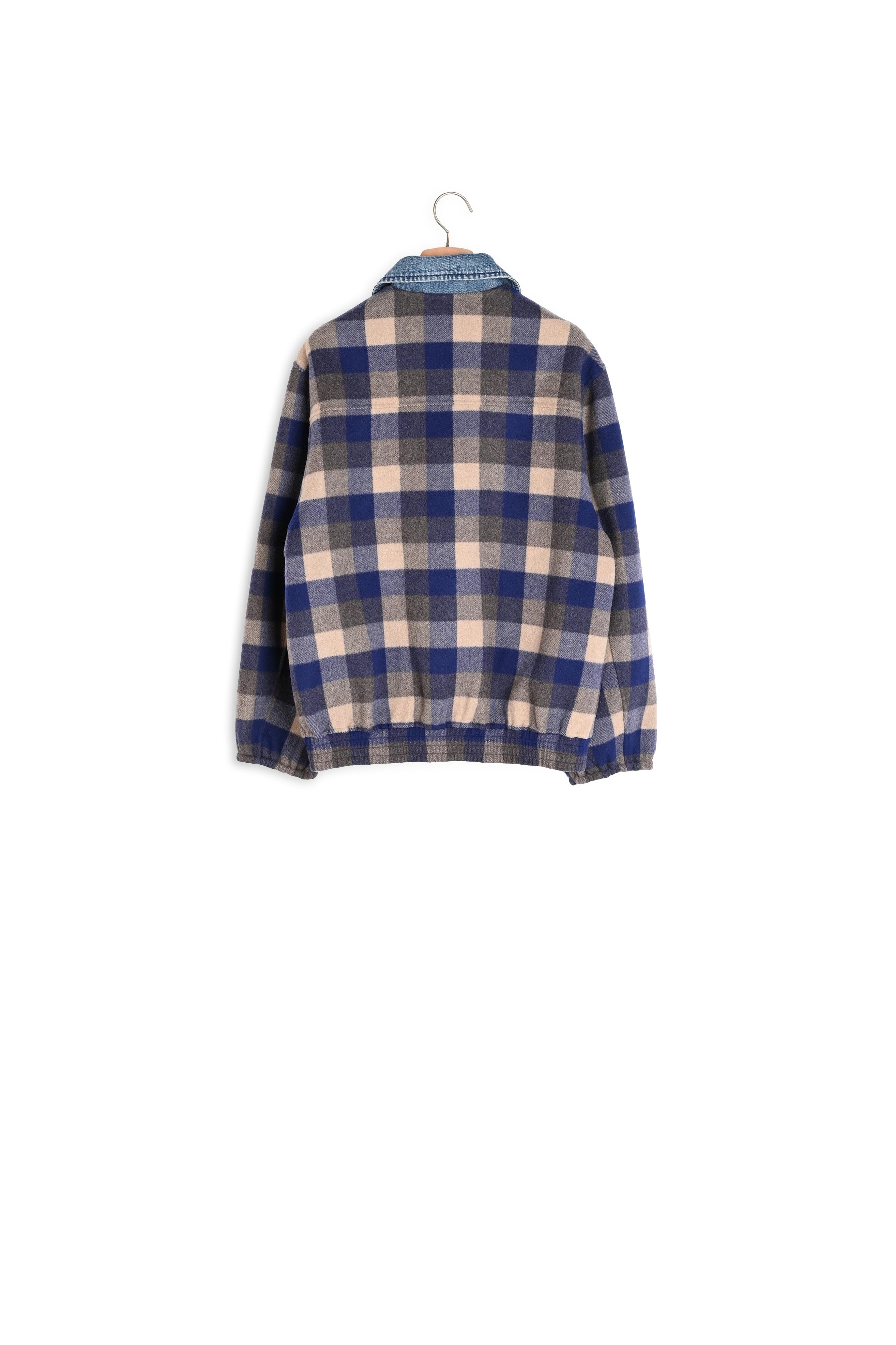 Manteau à carreaux Sandro seconde main