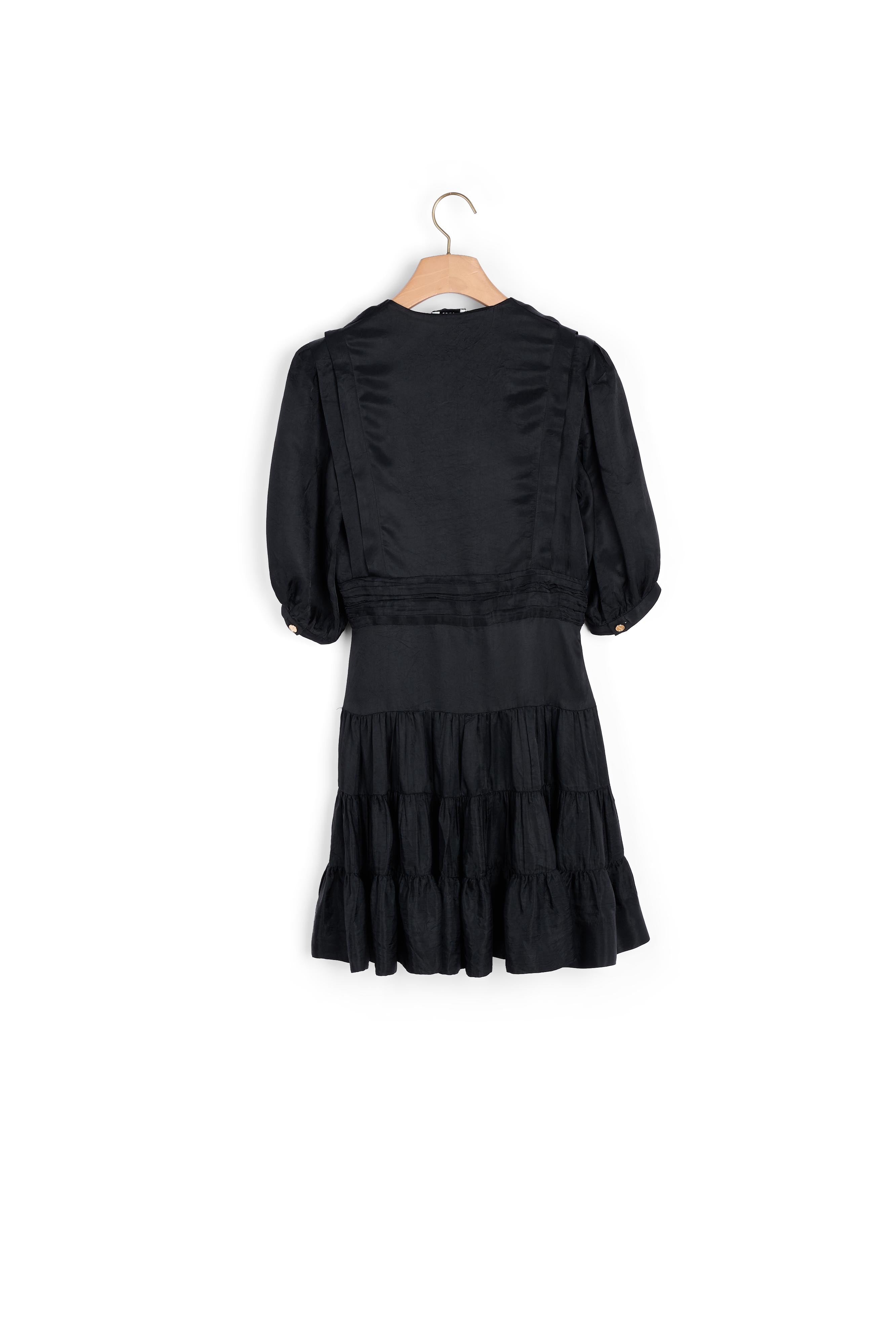 Robe volantée à manches courtes Sandro seconde main