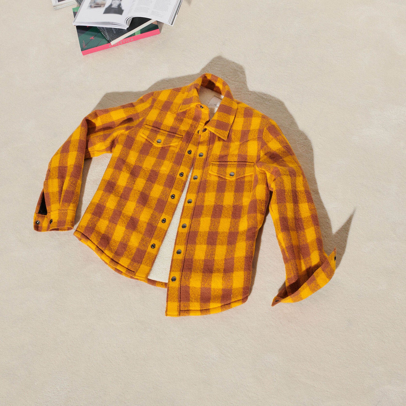 Blouson à carreaux Sandro seconde main