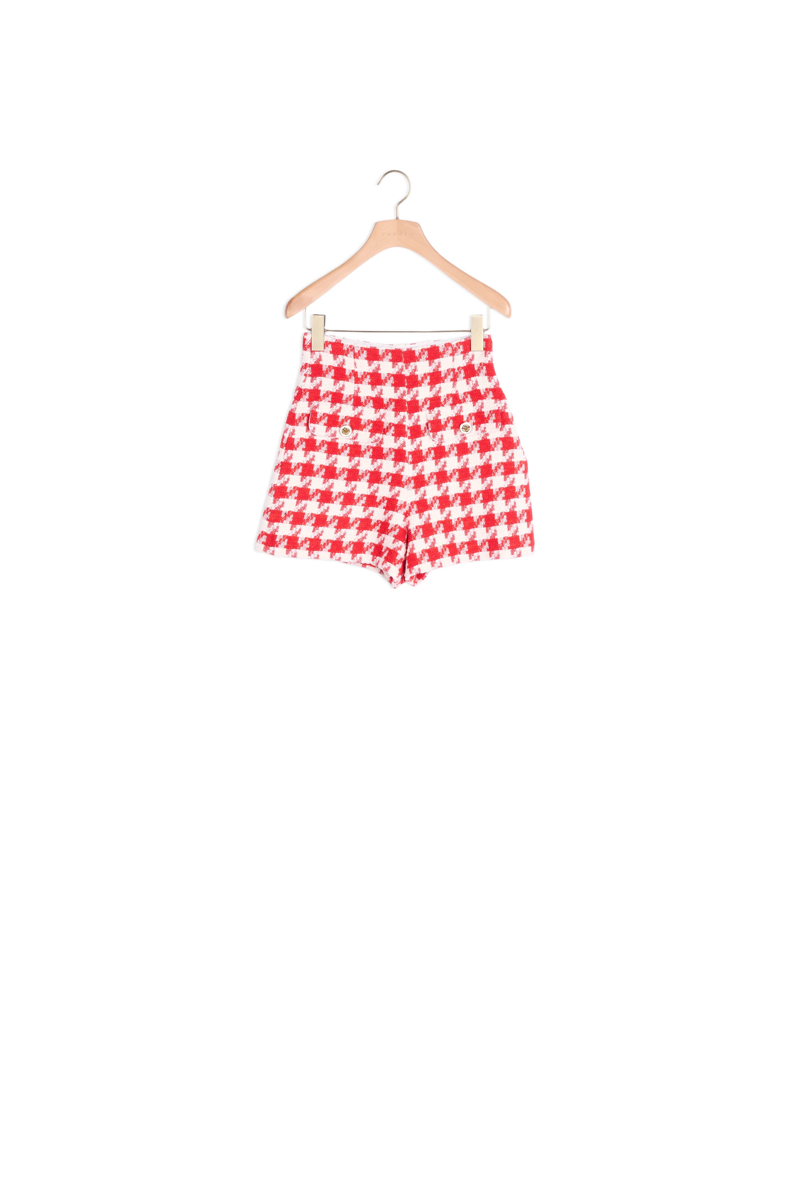 Short en pied de poule Sandro seconde main