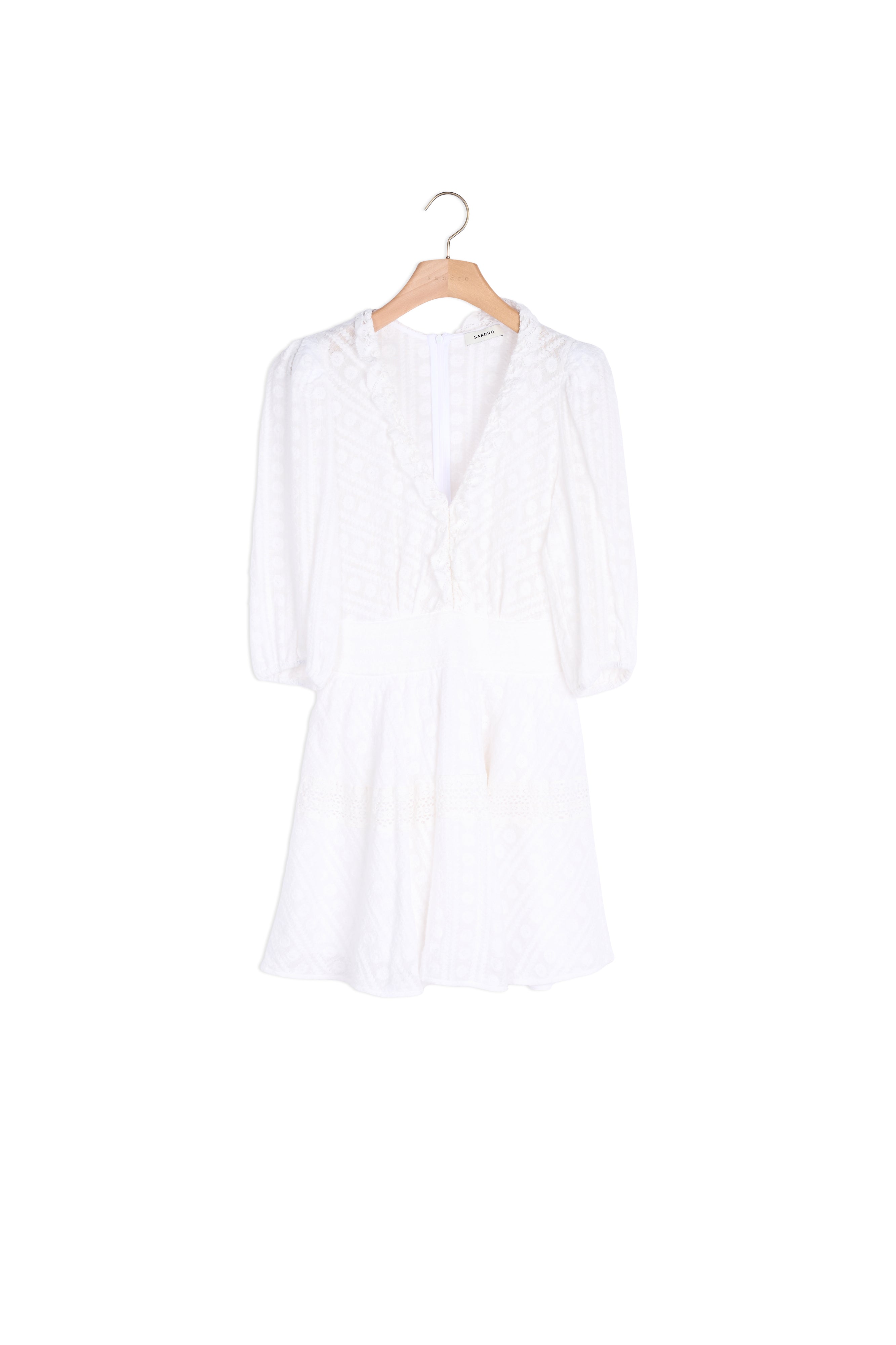 Robe en broderie anglaise Sandro seconde main