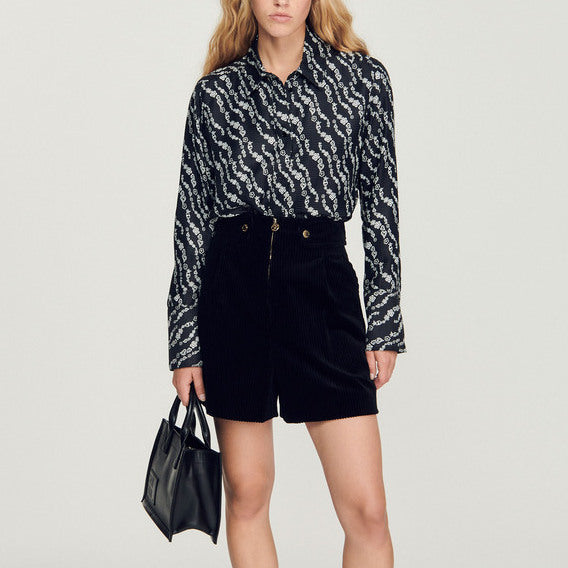 Chemise fluide imprimée Sandro seconde main