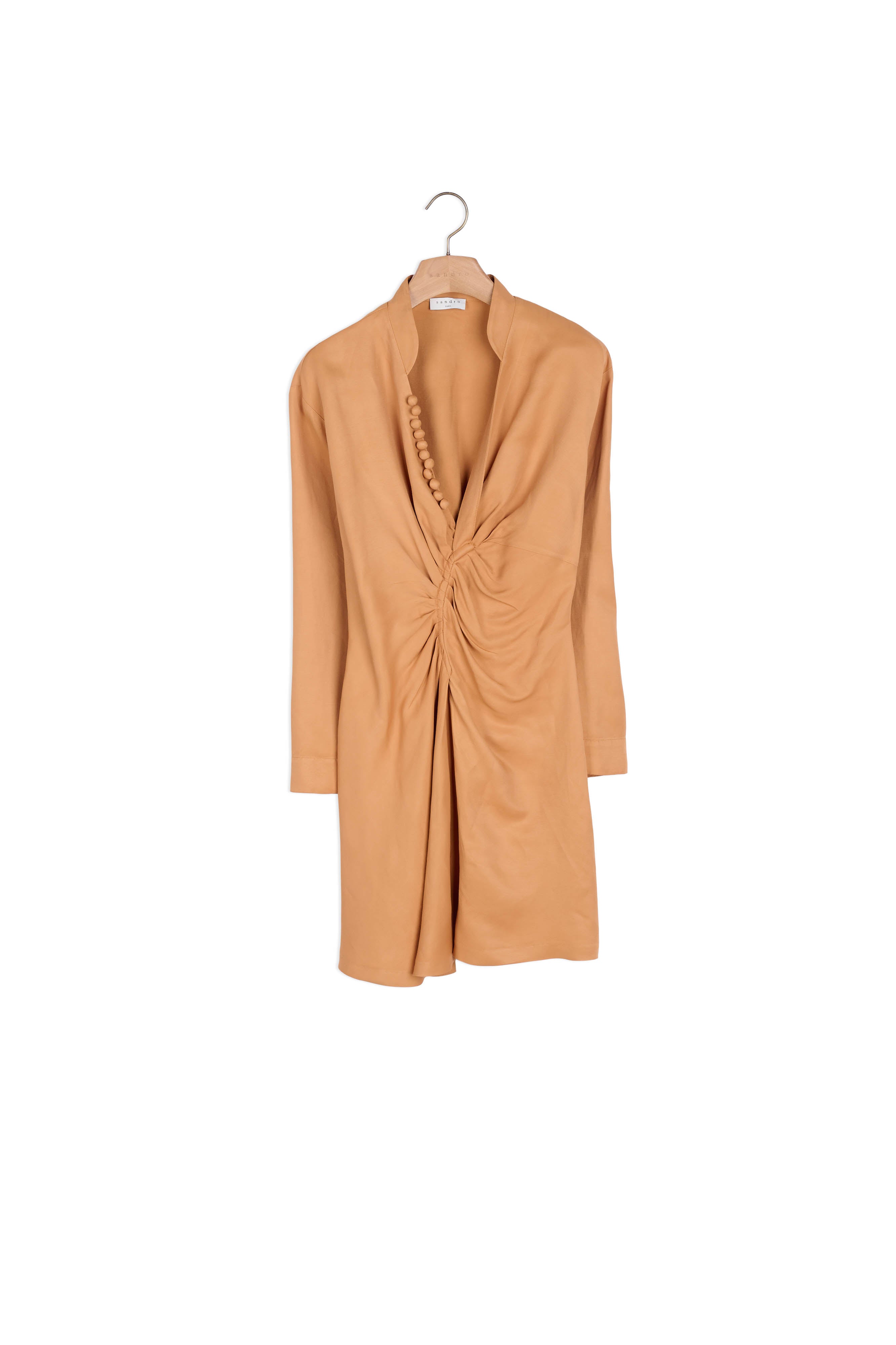 Robe courte à l'encolure fantaisie Sandro seconde main