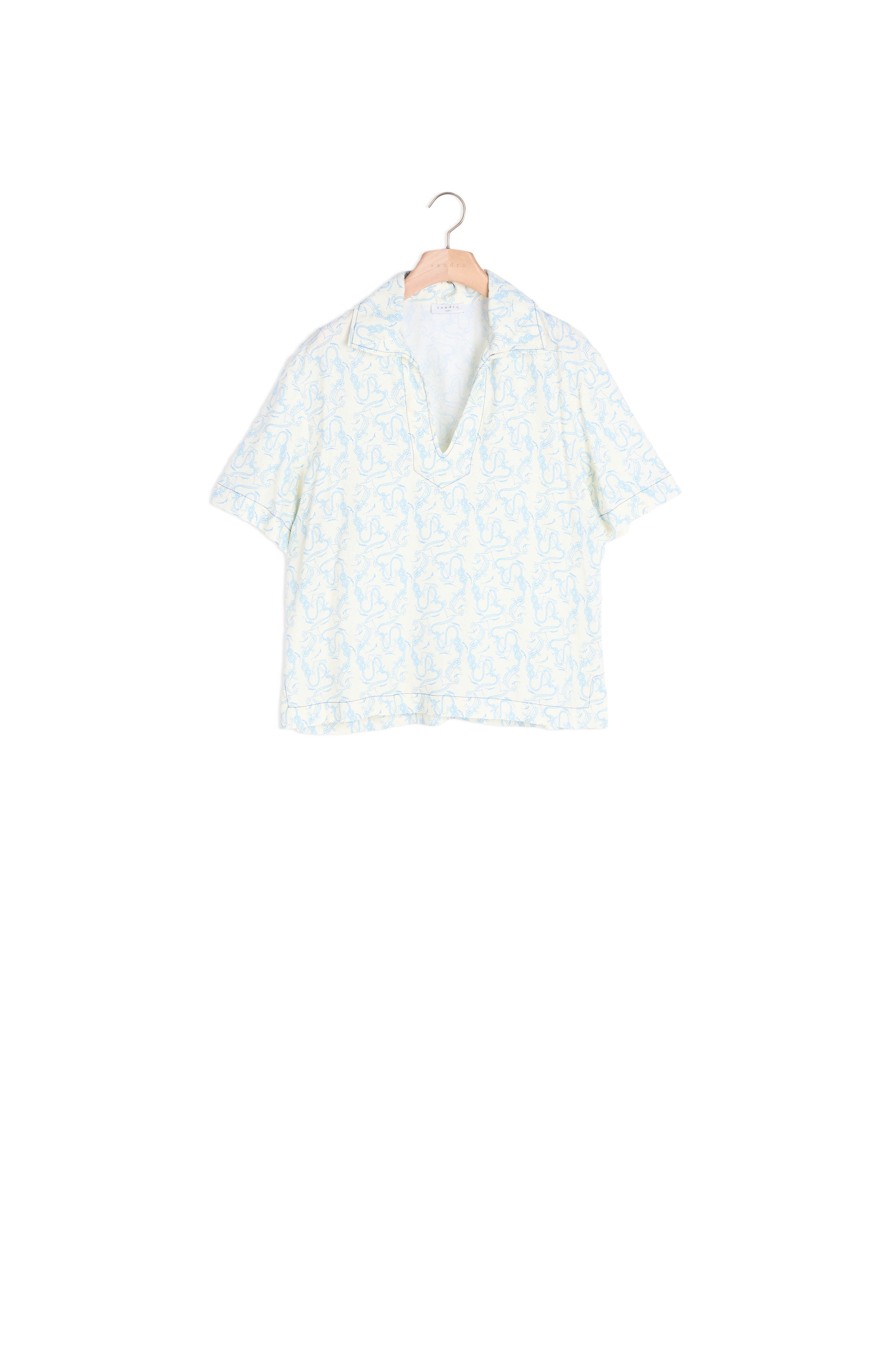 Top imprimé Sandro seconde main