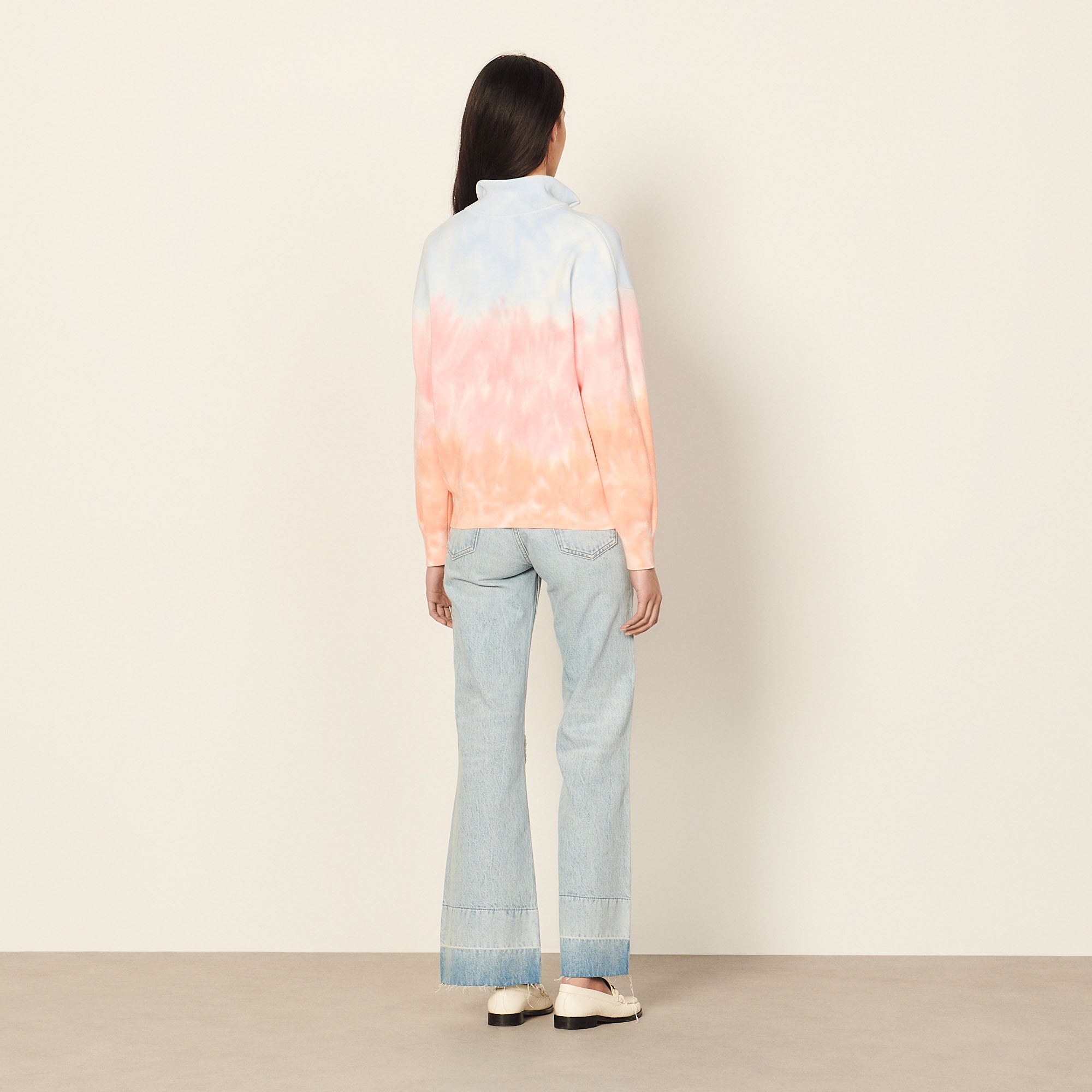 Pull tie and dye Sandro seconde main
