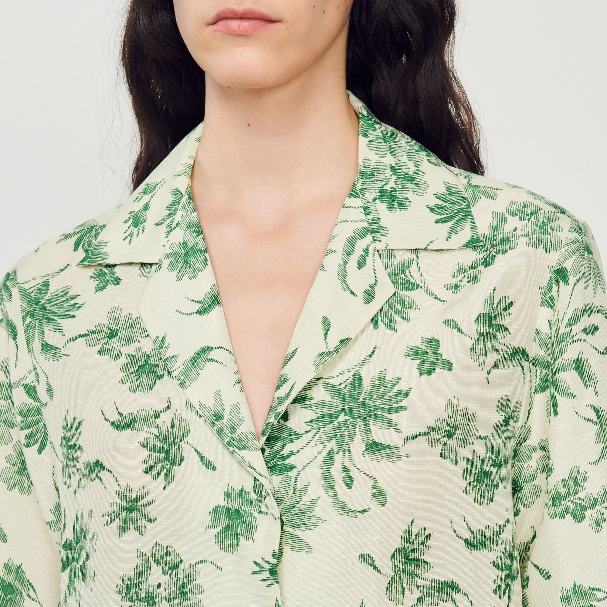 Chemise large imprimée Sandro seconde main