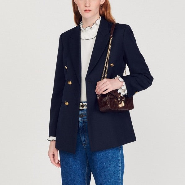 Veste de tailleur double boutonnage Sandro seconde main