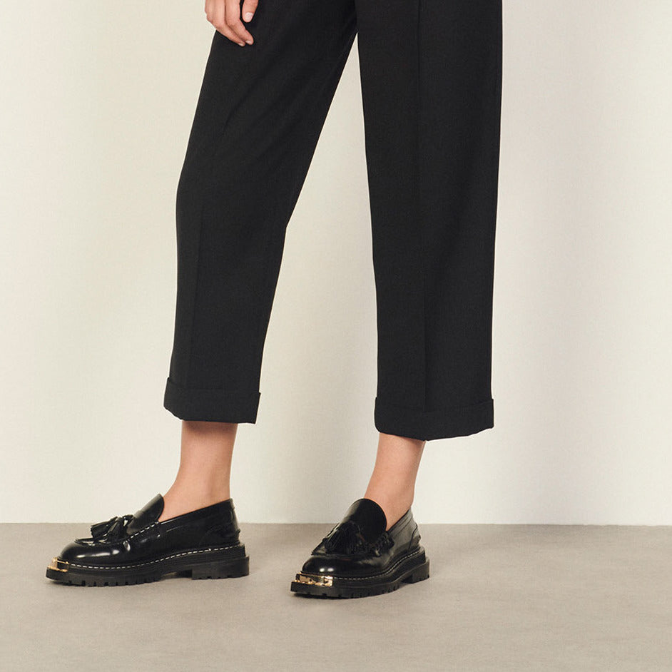 Pantalon taille haute Sandro seconde main