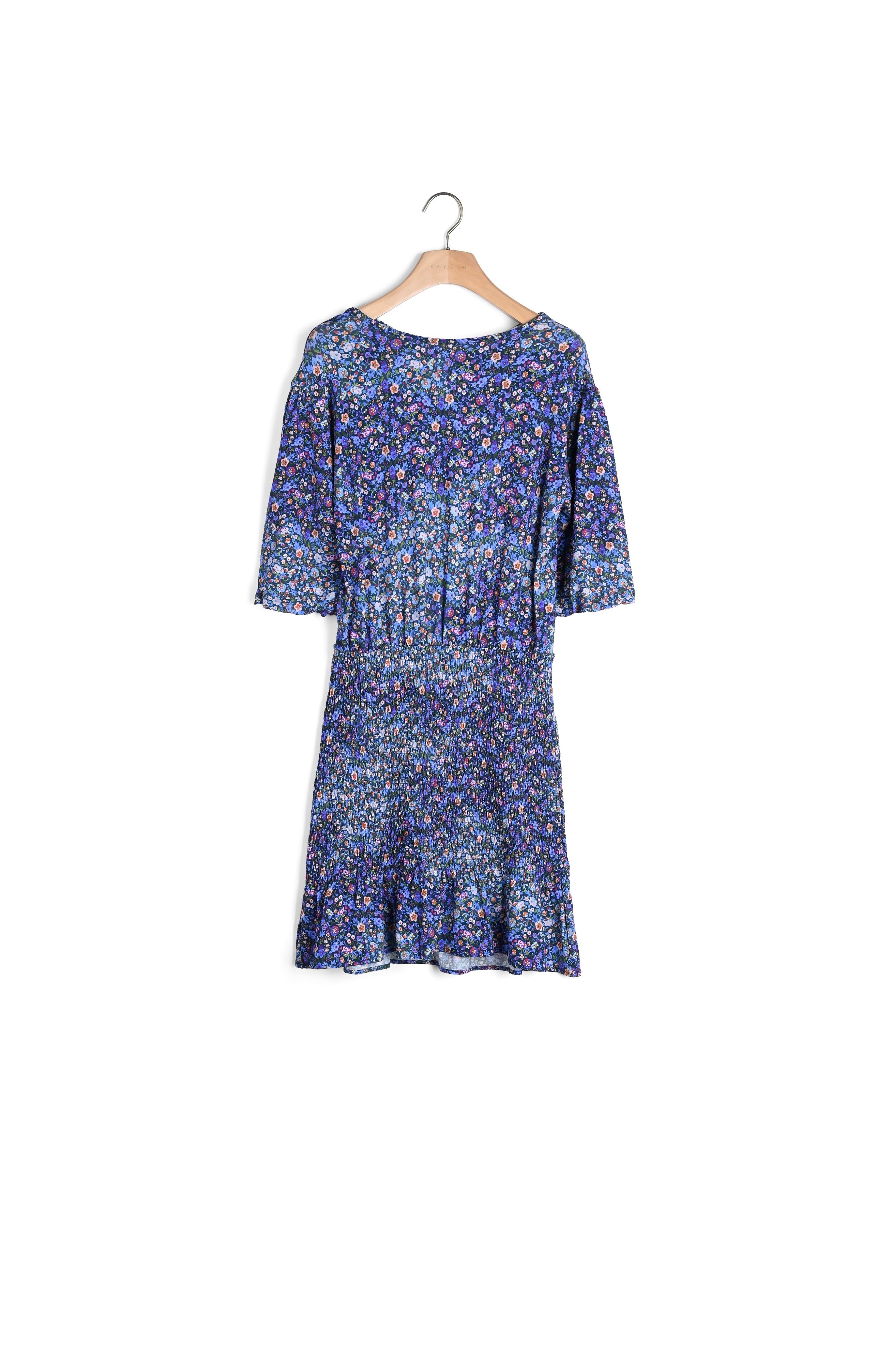 Robe courte imprimé fleuri Sandro seconde main