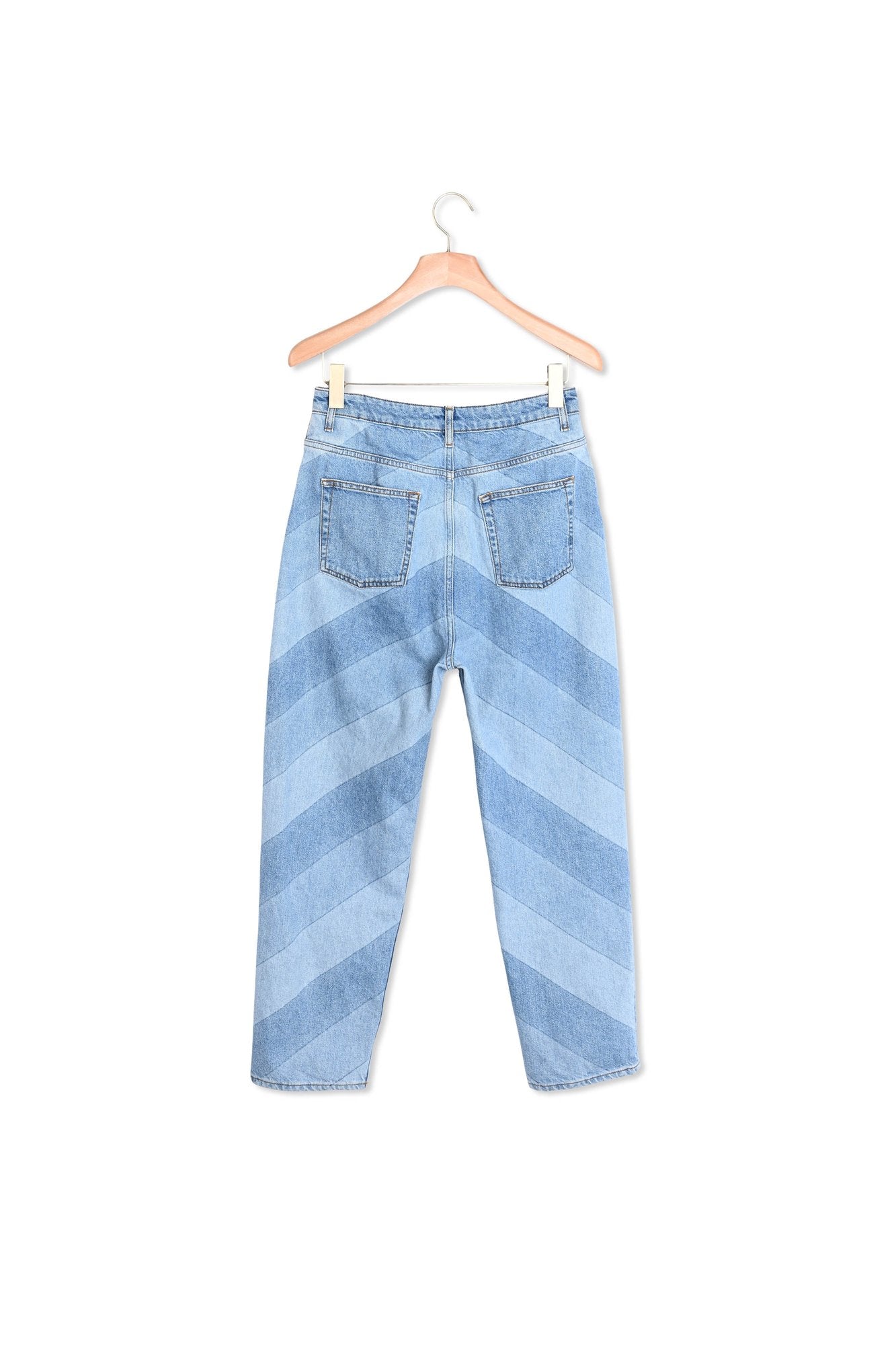 Jean à rayures diagonales Sandro seconde main