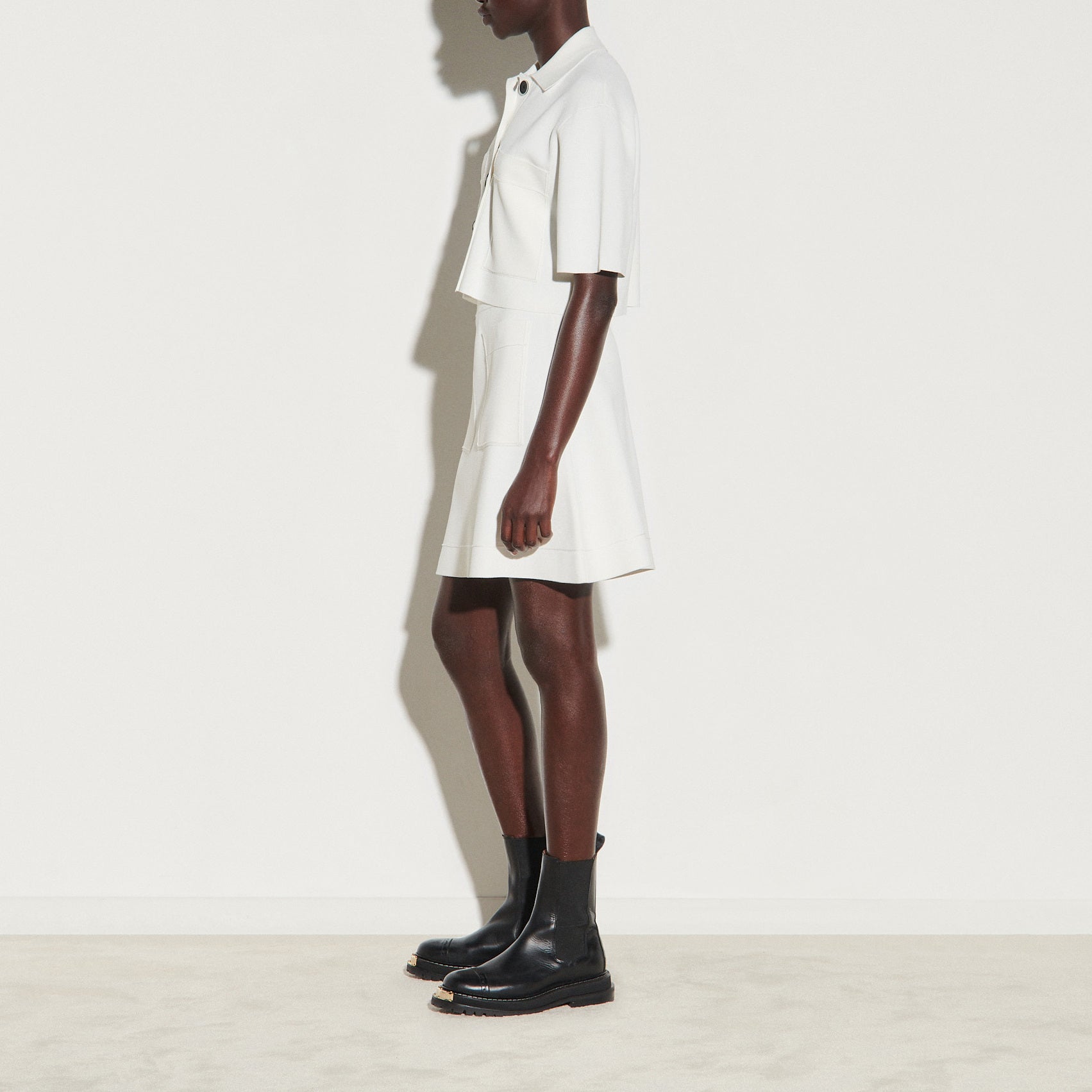 Jupe courte en Maille Sandro seconde main