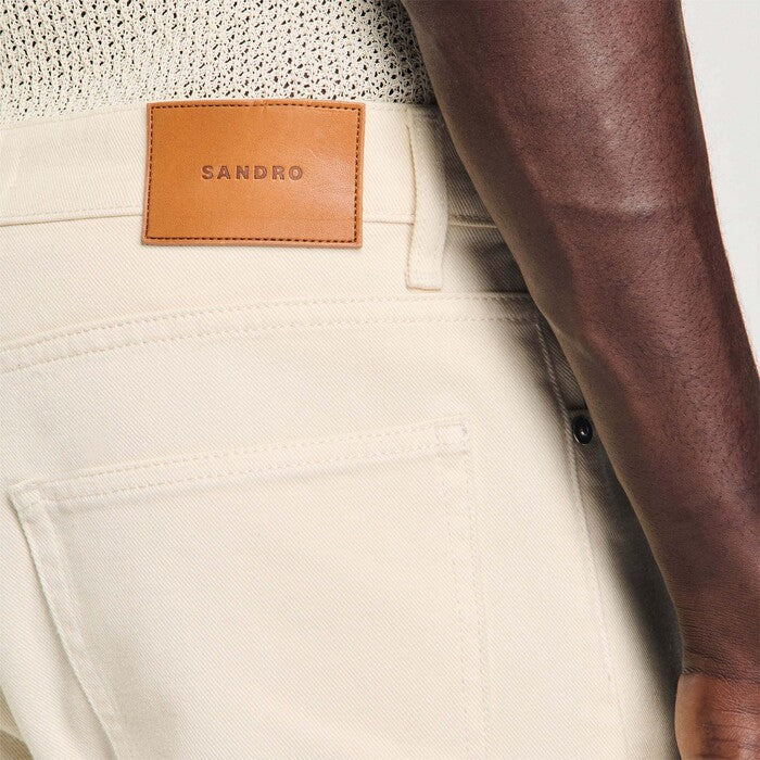 Jean en coton organique Sandro seconde main