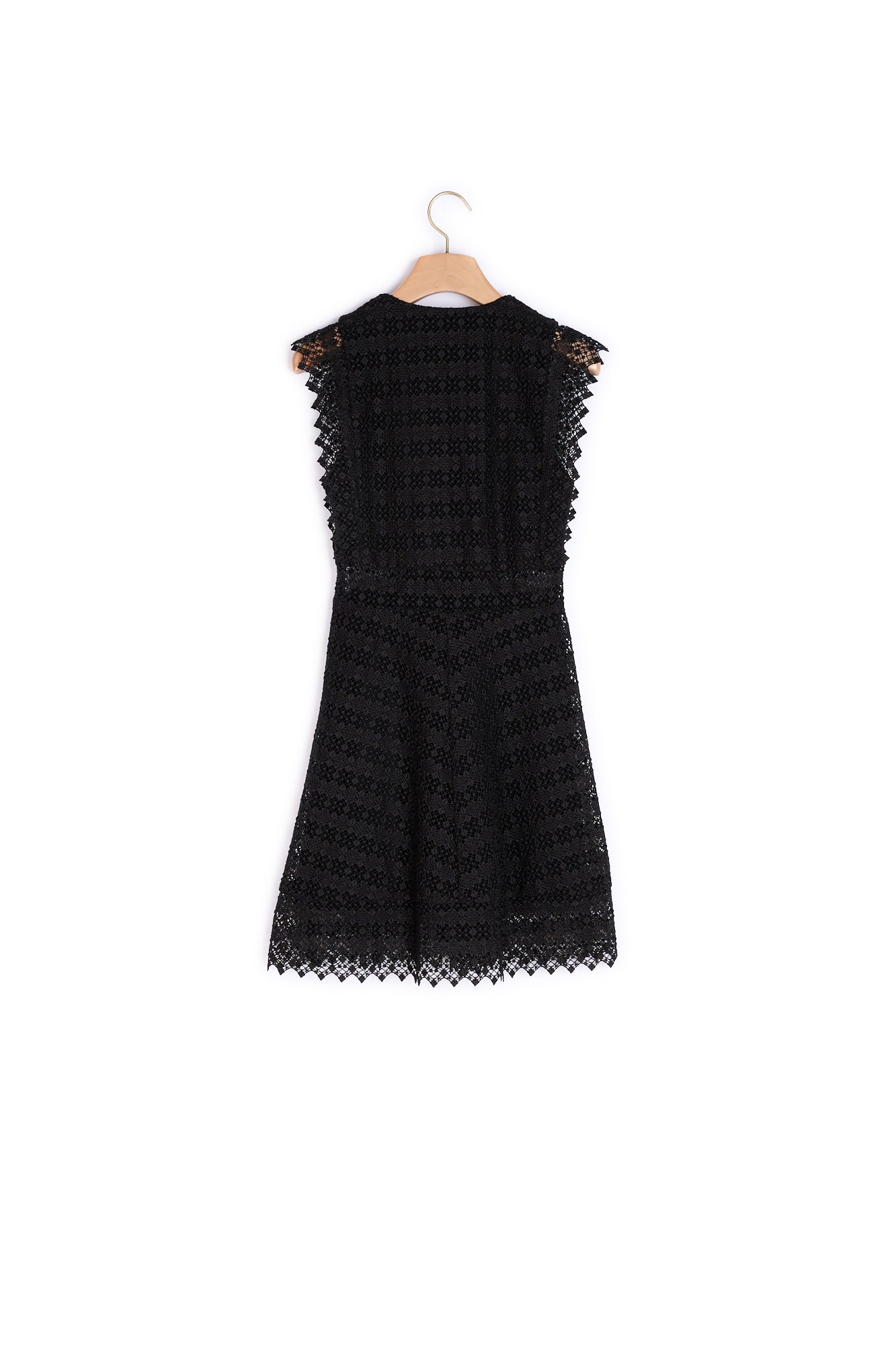 Robe en dentelle détails transparents Sandro seconde main