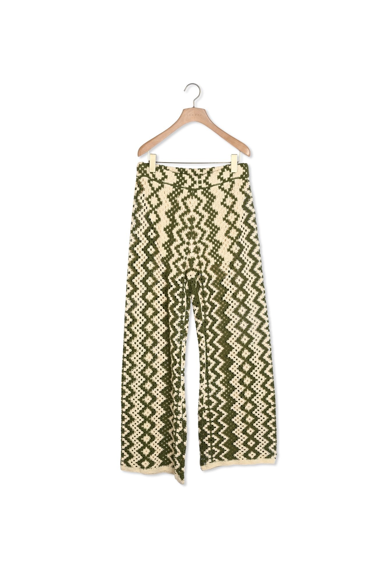 Pantalon en Maille Sandro seconde main