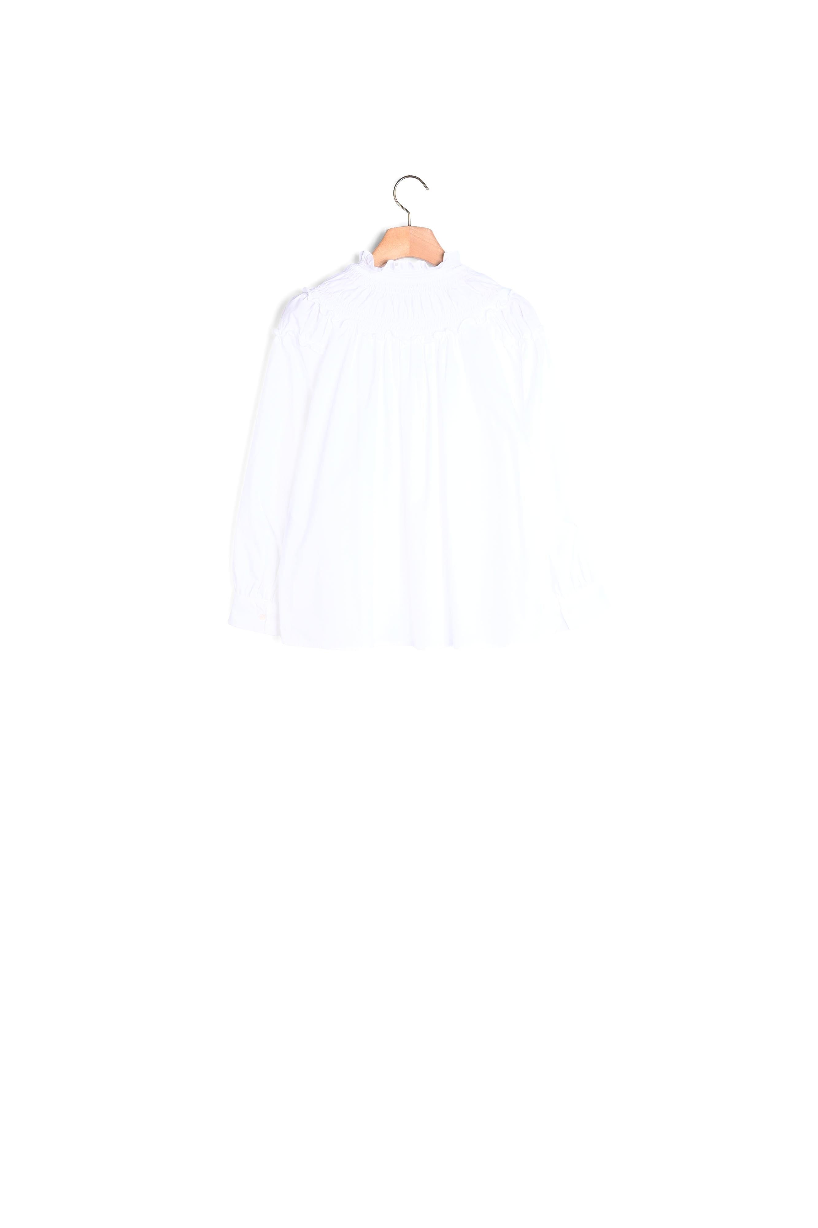 Chemisier col smocké Sandro seconde main