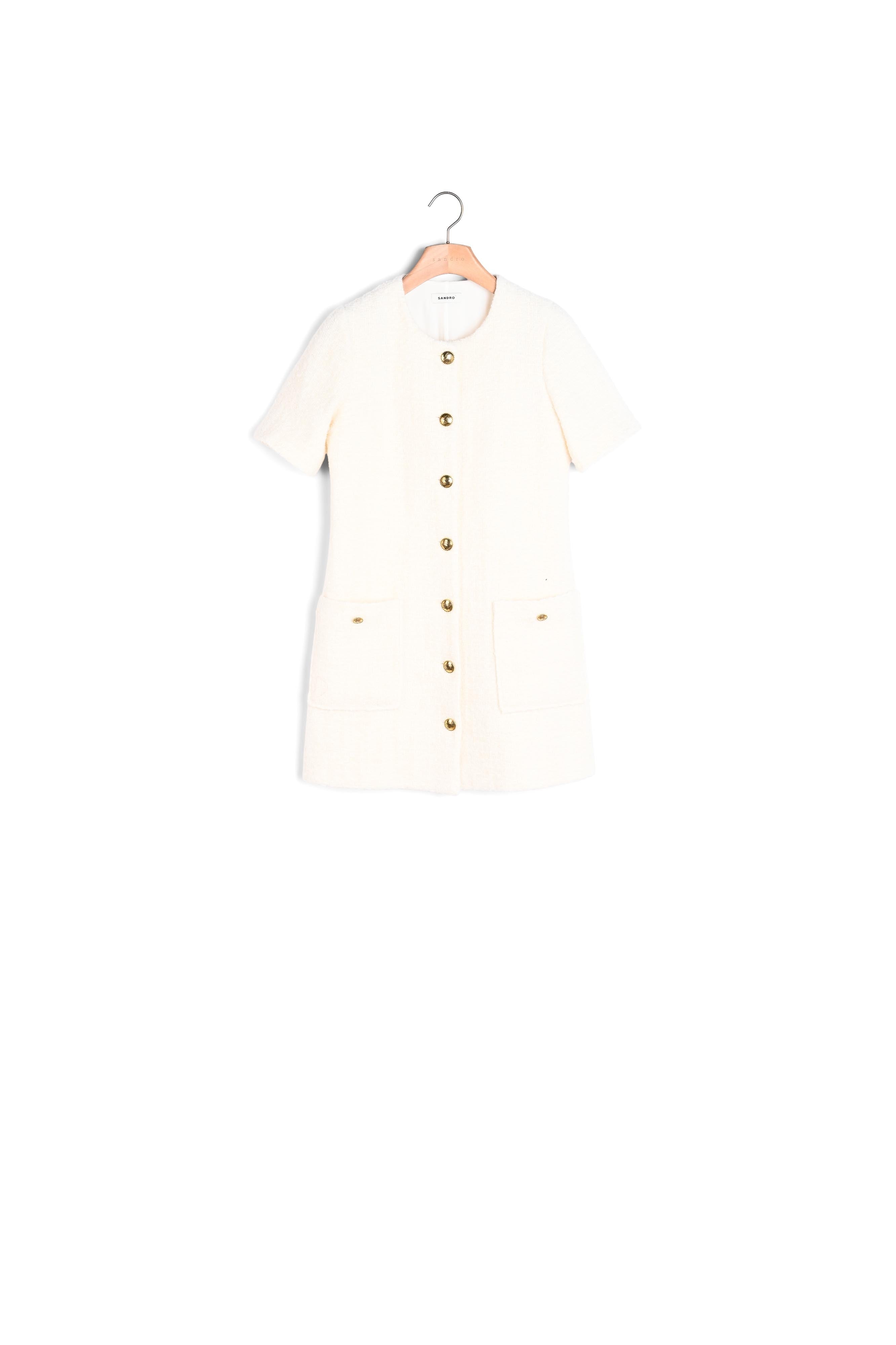 Robe C&T Ecru Sandro seconde main