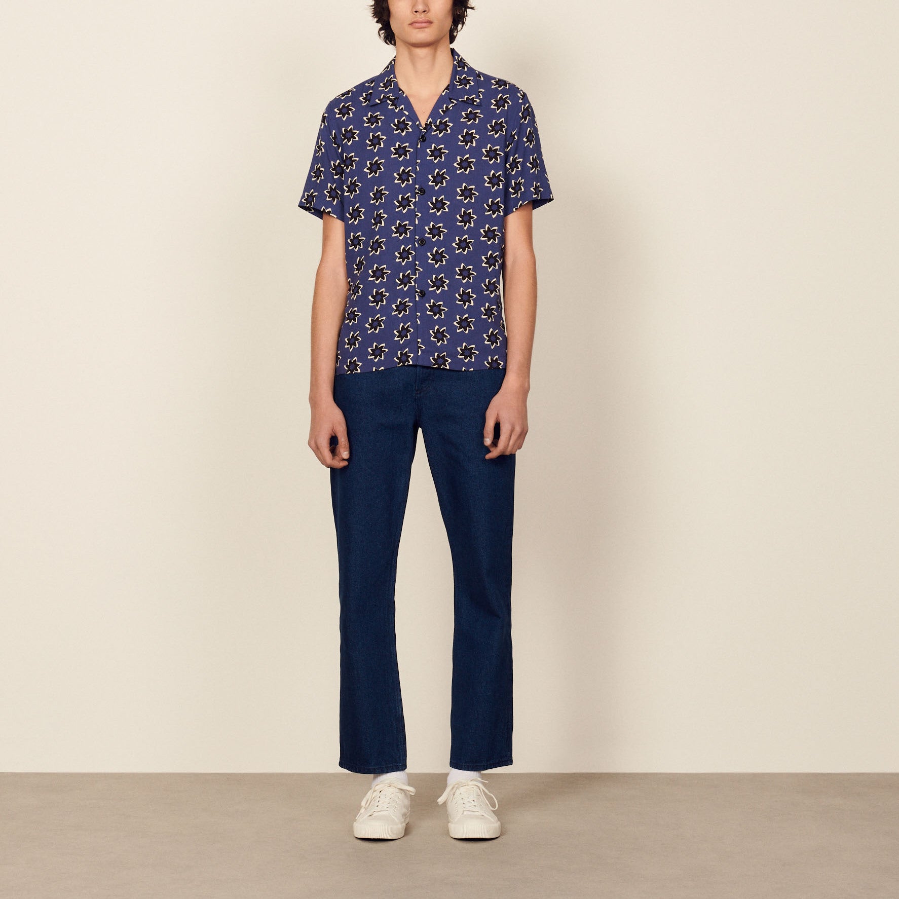 Chemise fluide imprimée Sandro seconde main