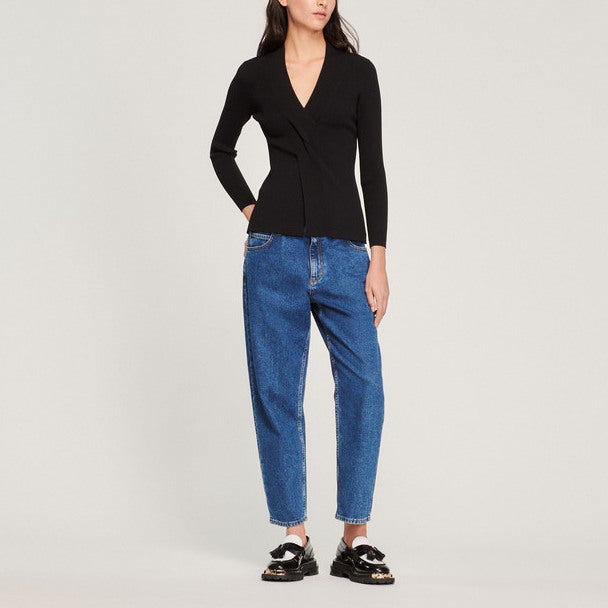 Pull twisté en Maille Sandro seconde main