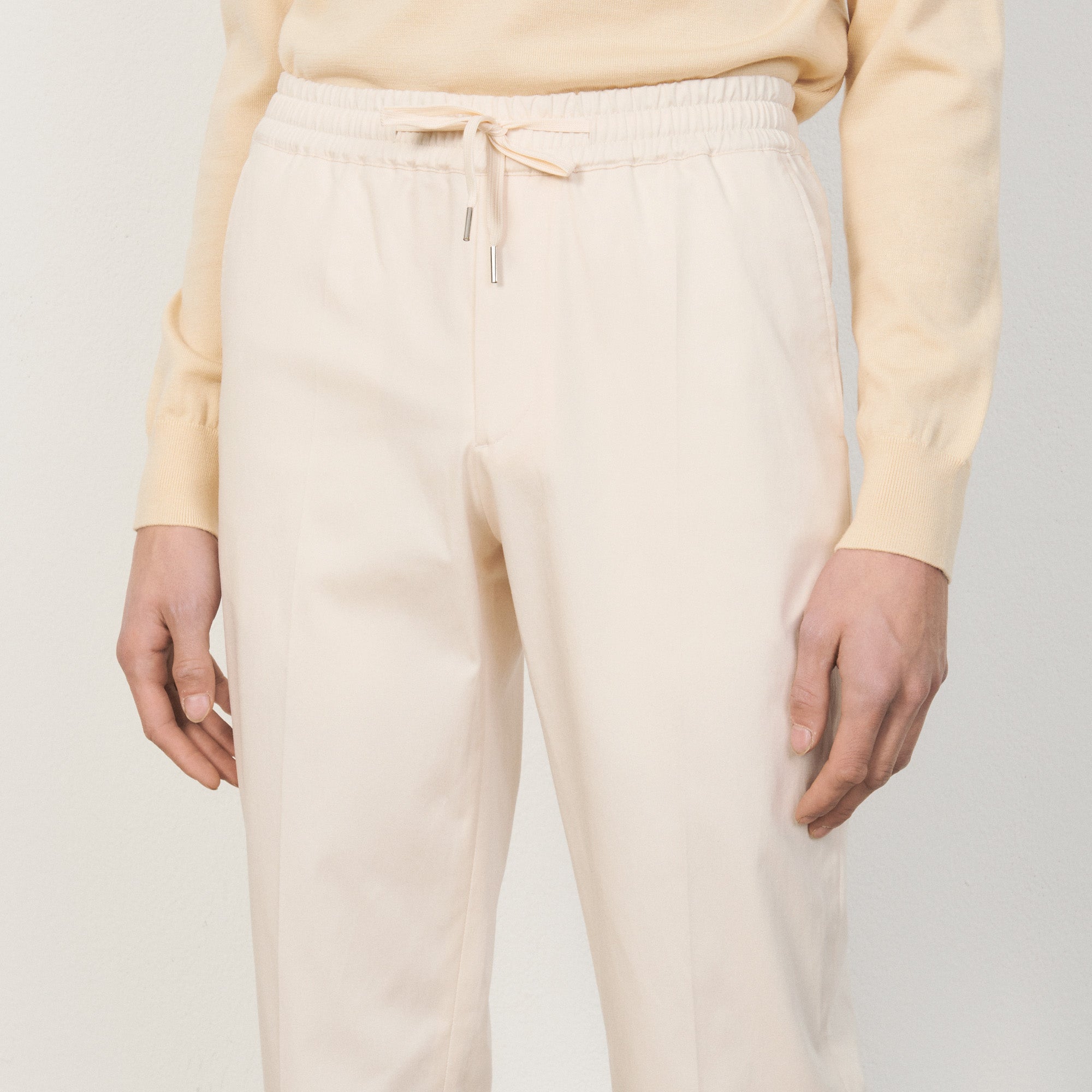 Pantalon à la ceinture élastique Sandro seconde main