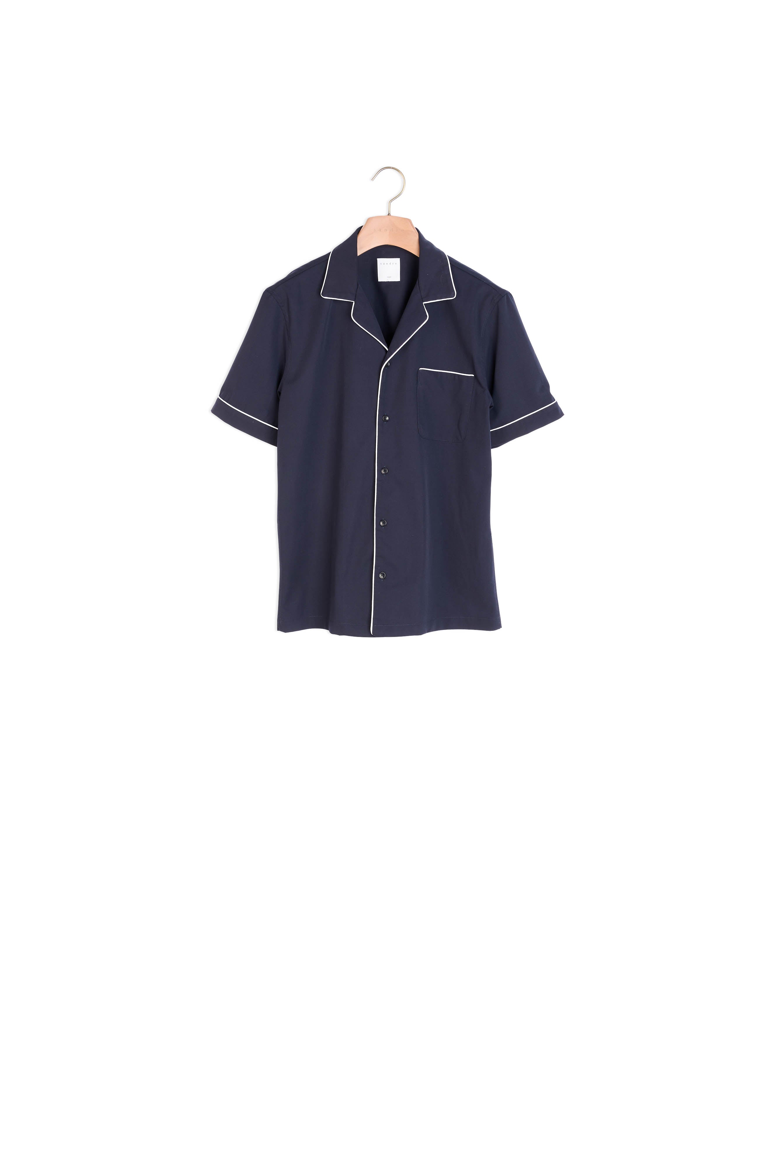 Chemise style pyjama biaisée Sandro seconde main