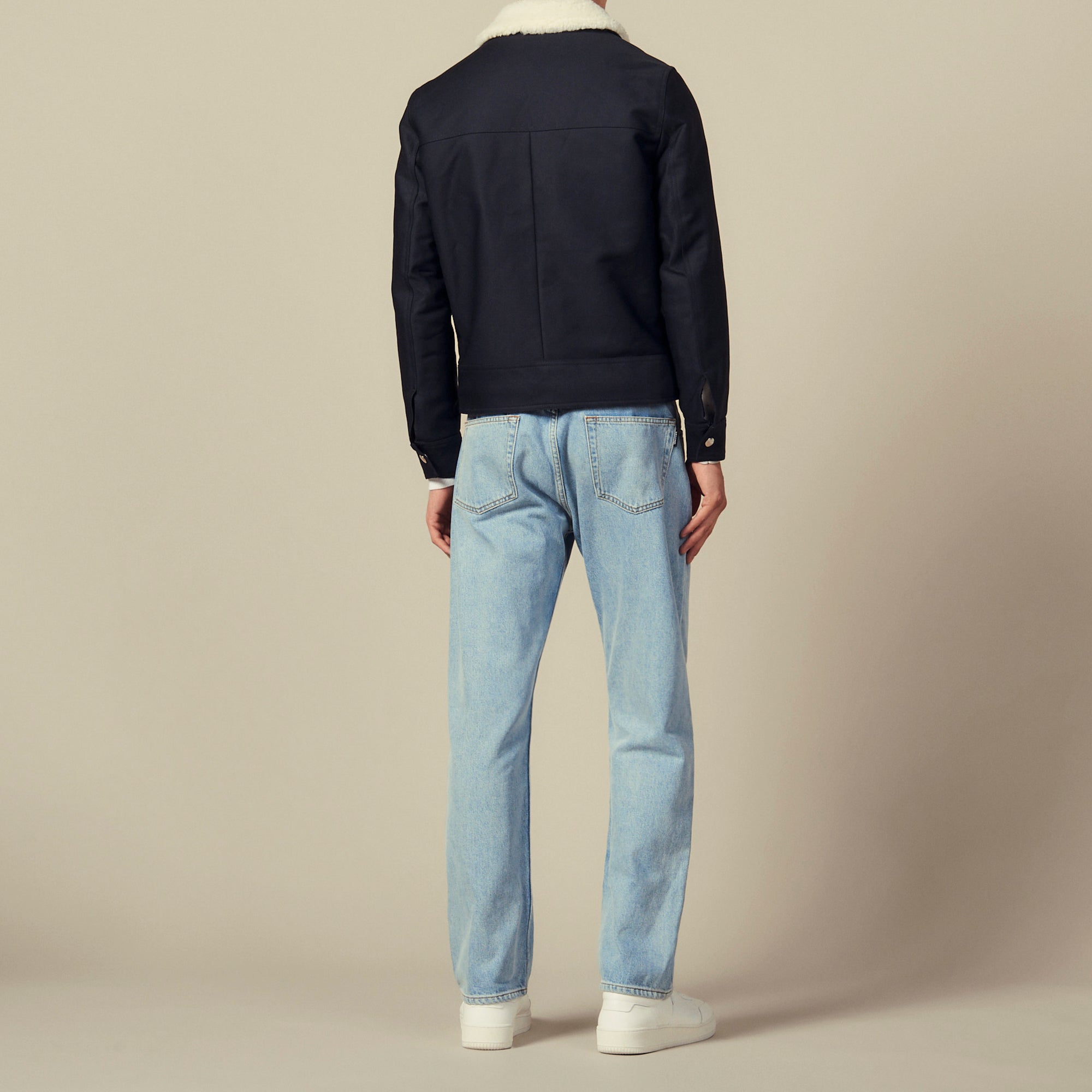 Blouson avec faux mouton à l'intérieur Sandro seconde main