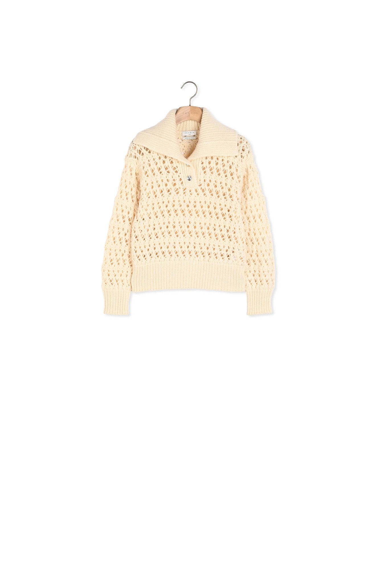 Pull Ecru Sandro seconde main