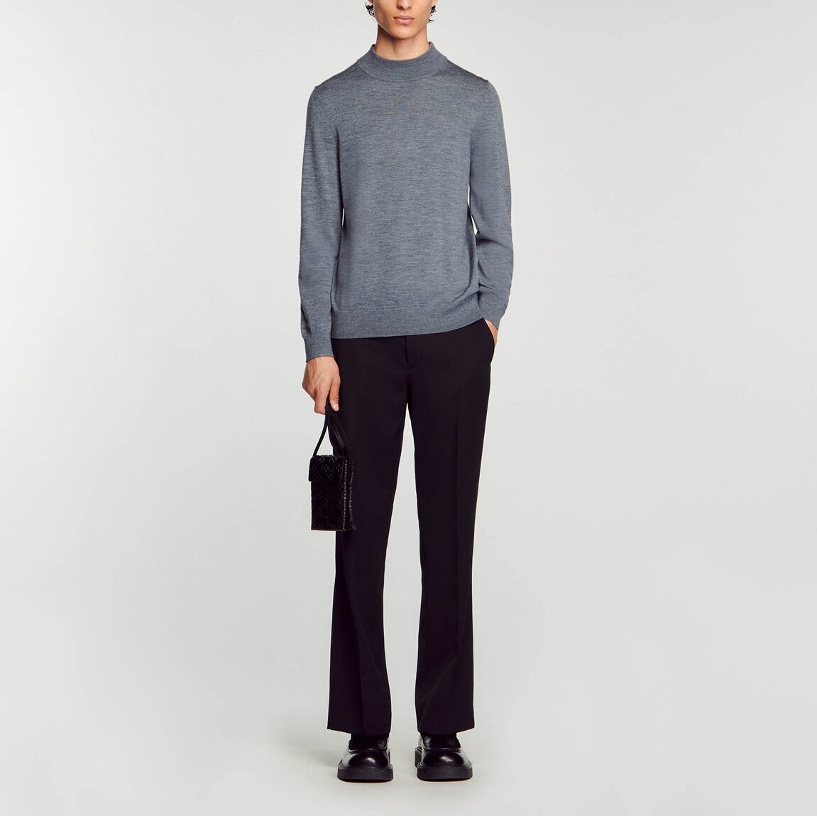 Pull à col cheminée Sandro seconde main