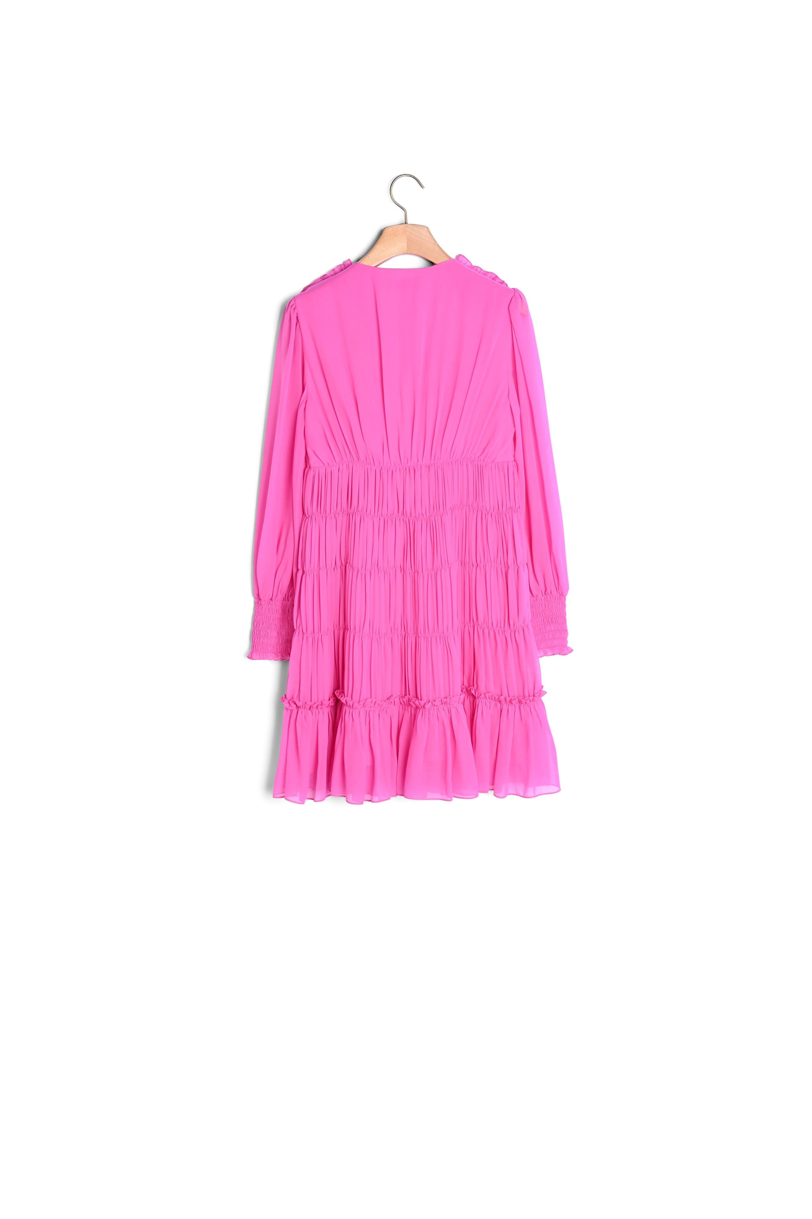 Robe courte en voile à  fronces Sandro seconde main