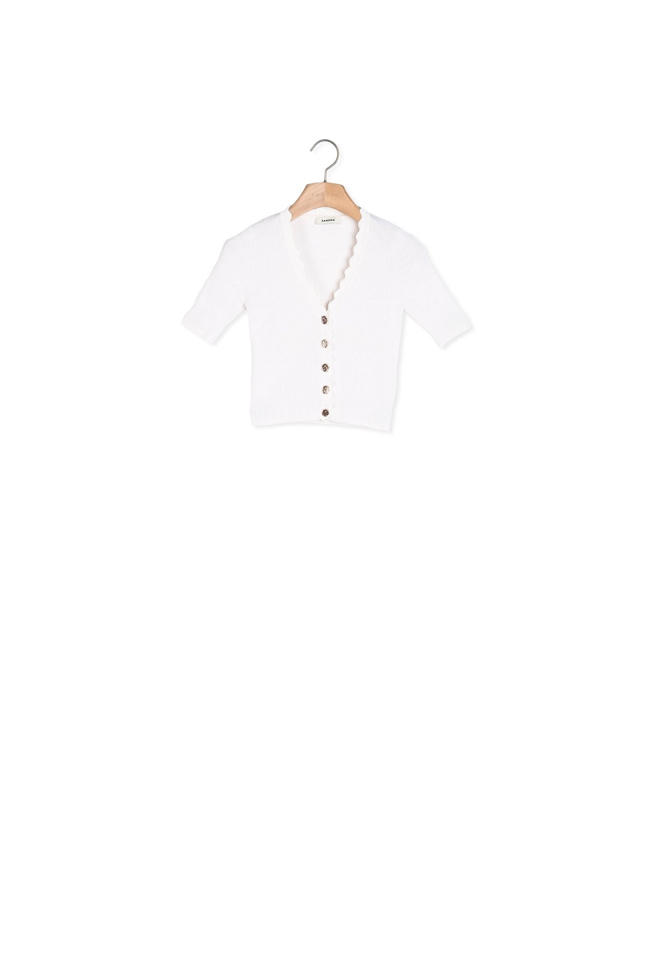 Pull en Maille et boutons fantaisie Sandro seconde main