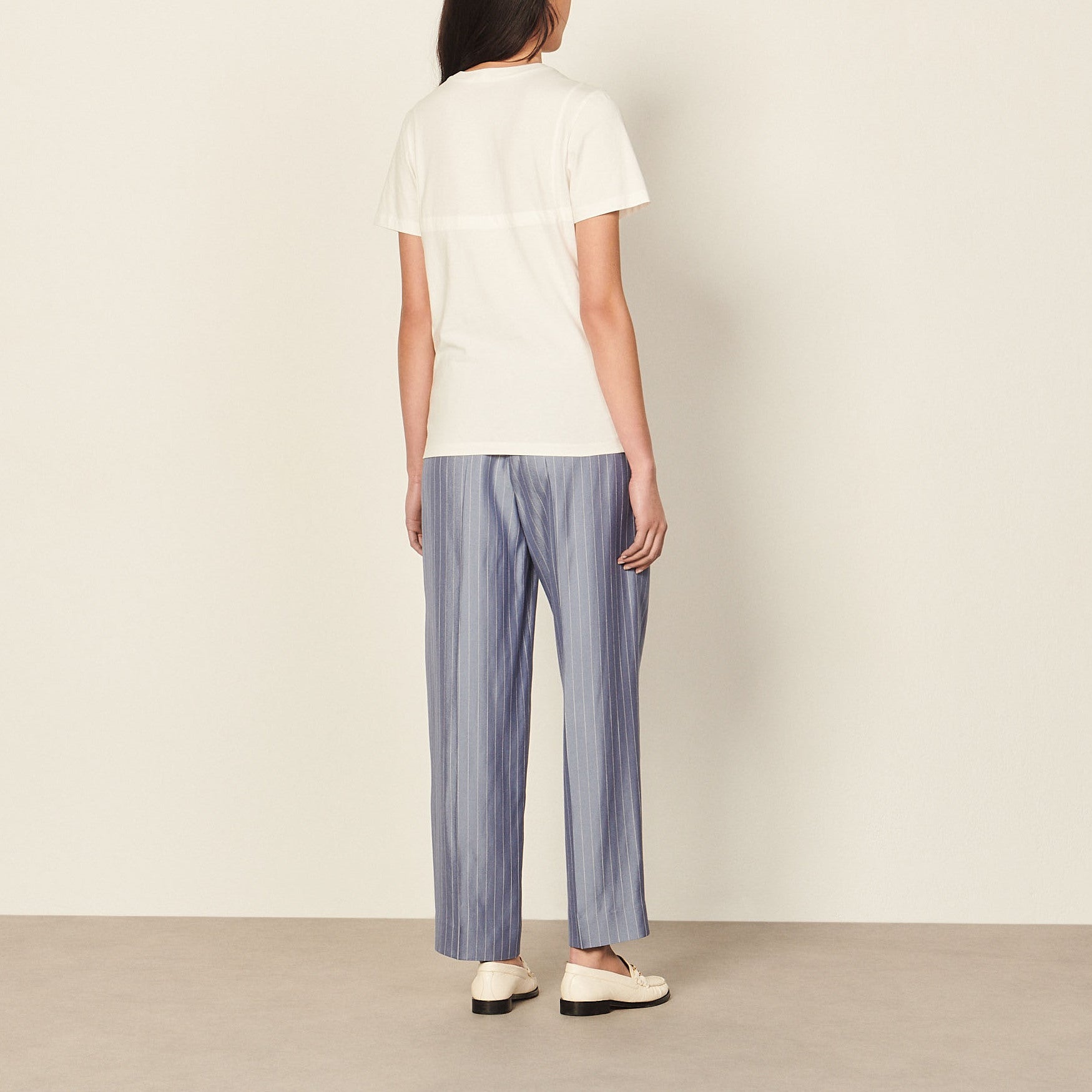 T-shirt façon corset Sandro seconde main