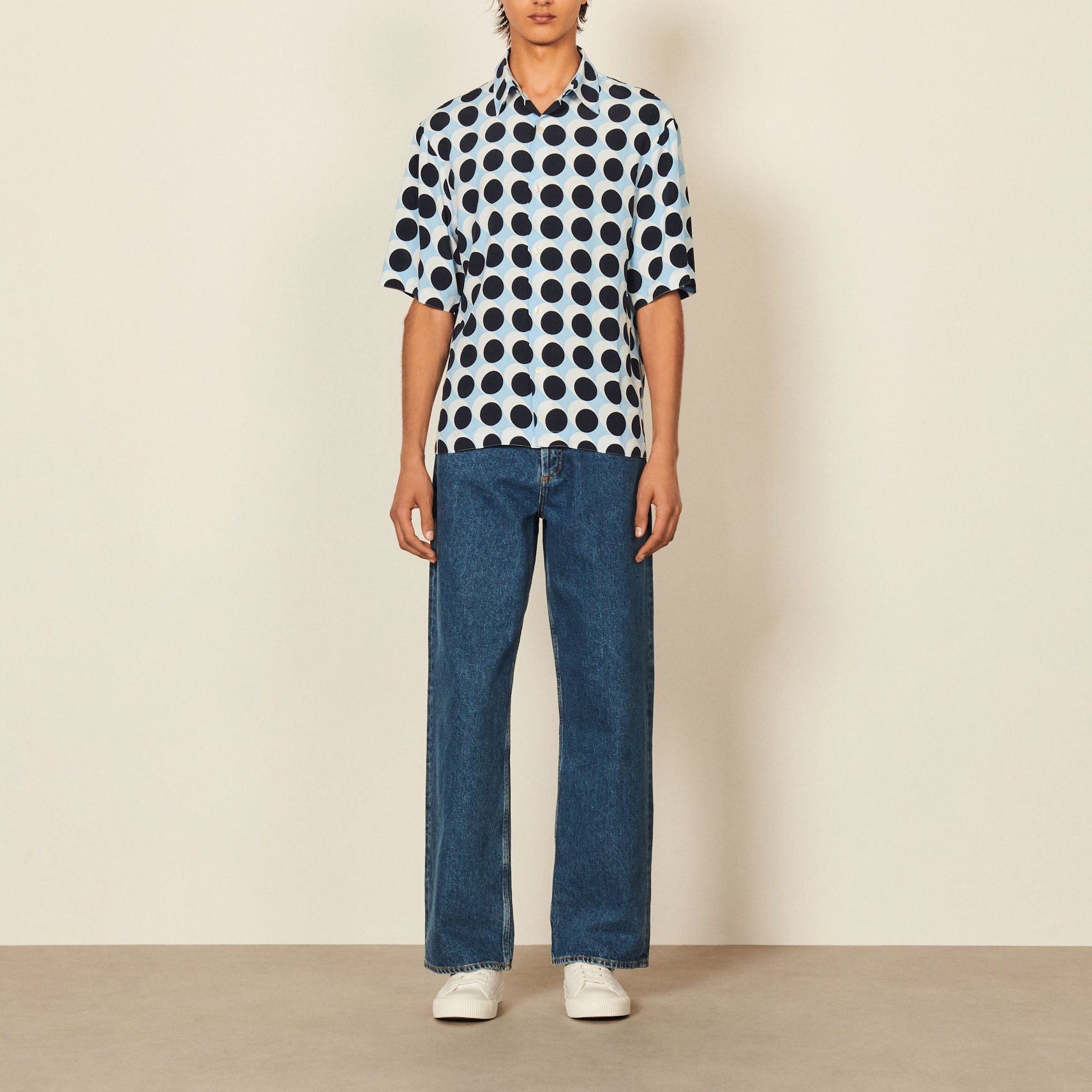 Chemise fluide imprimée Sandro seconde main