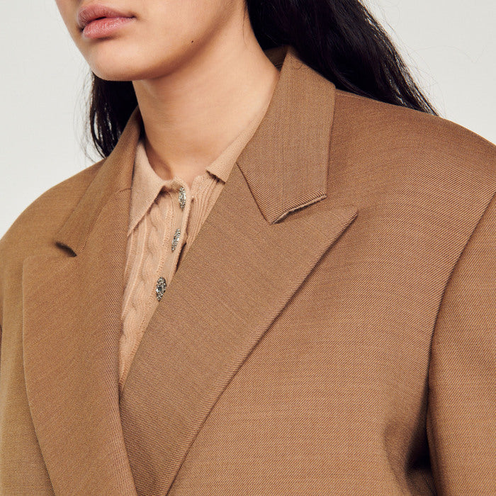 Manteau droit oversize Sandro seconde main