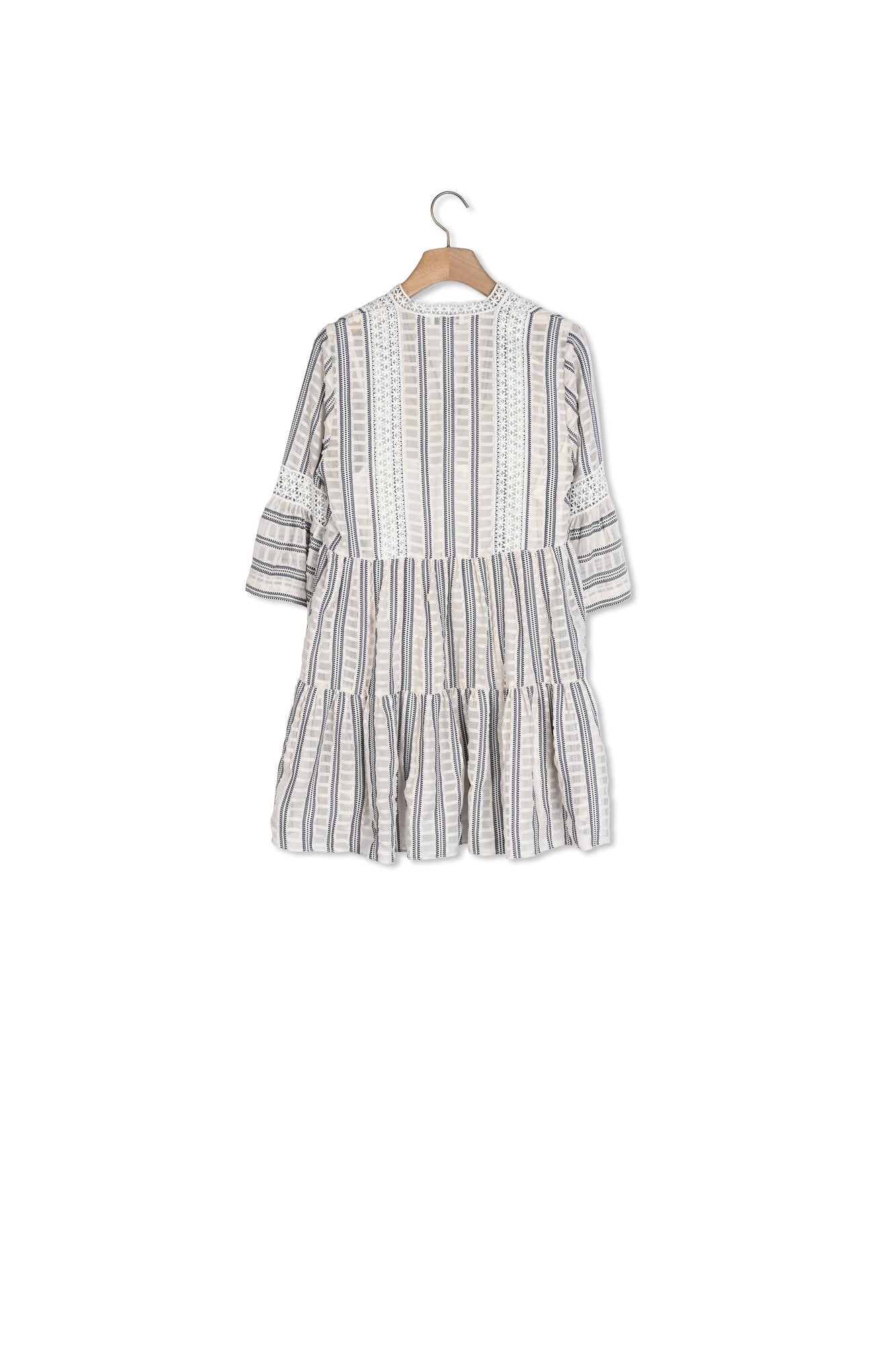 Robe courte évasée à manches courtes Sandro seconde main