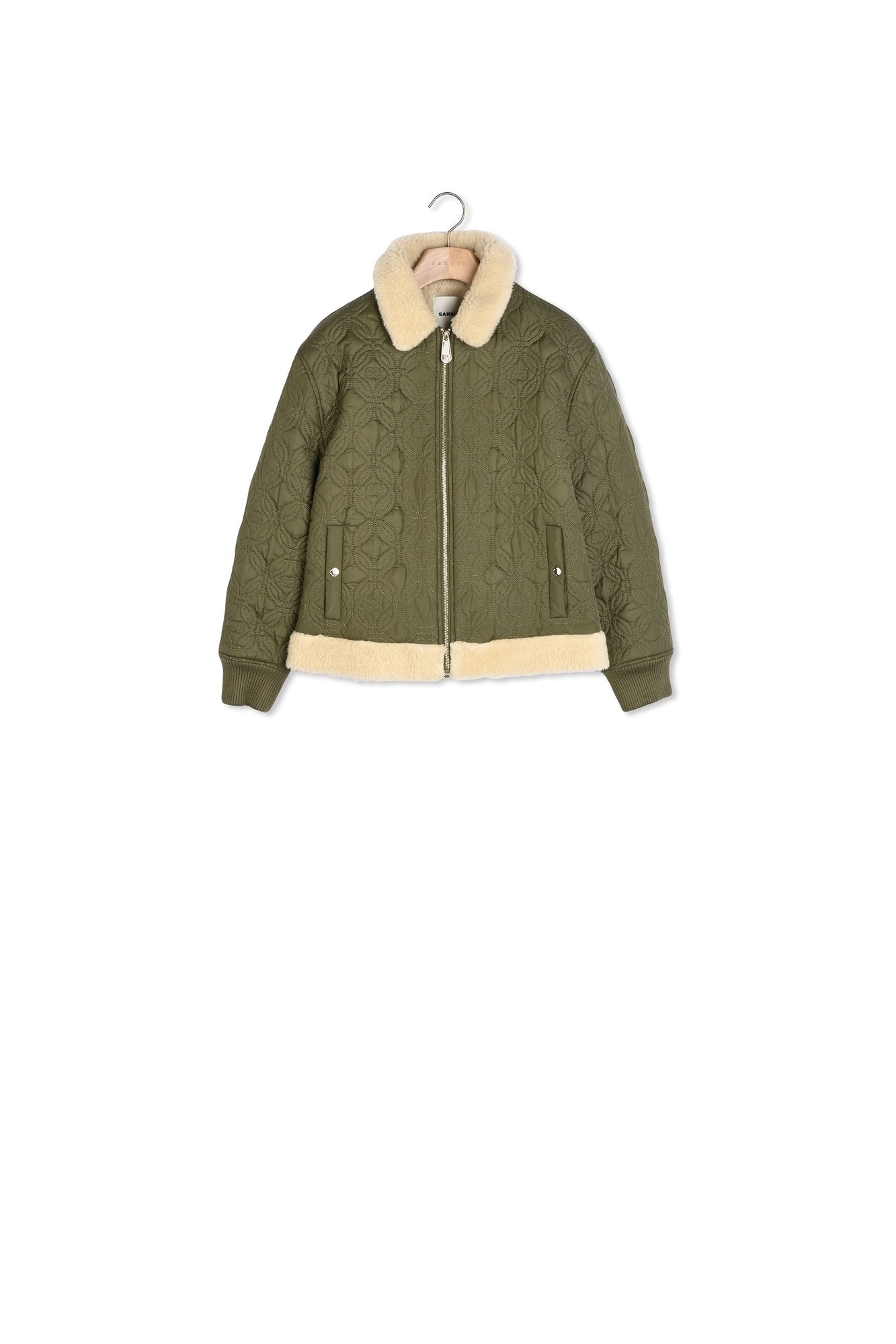 Manteau matelassé à col fourré Sandro seconde main