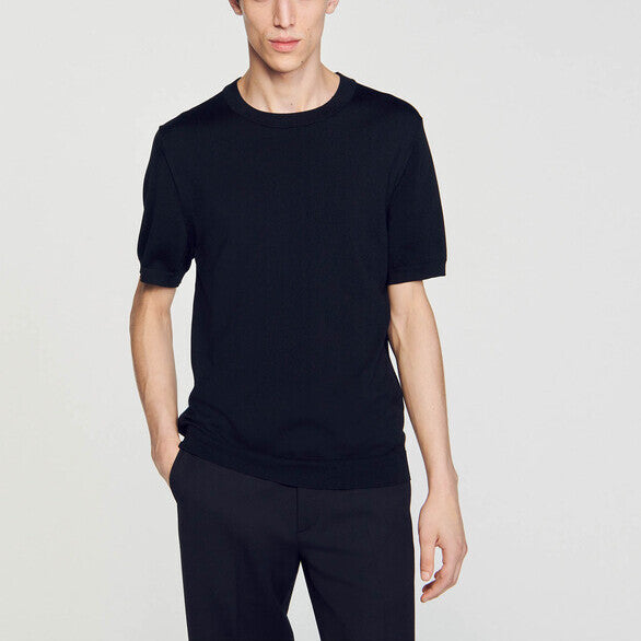 T-shirt en Maille Sandro seconde main