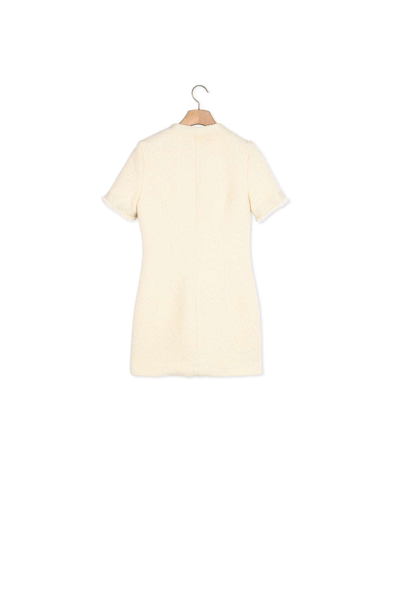 Robe en tweed jacquard double S Sandro seconde main