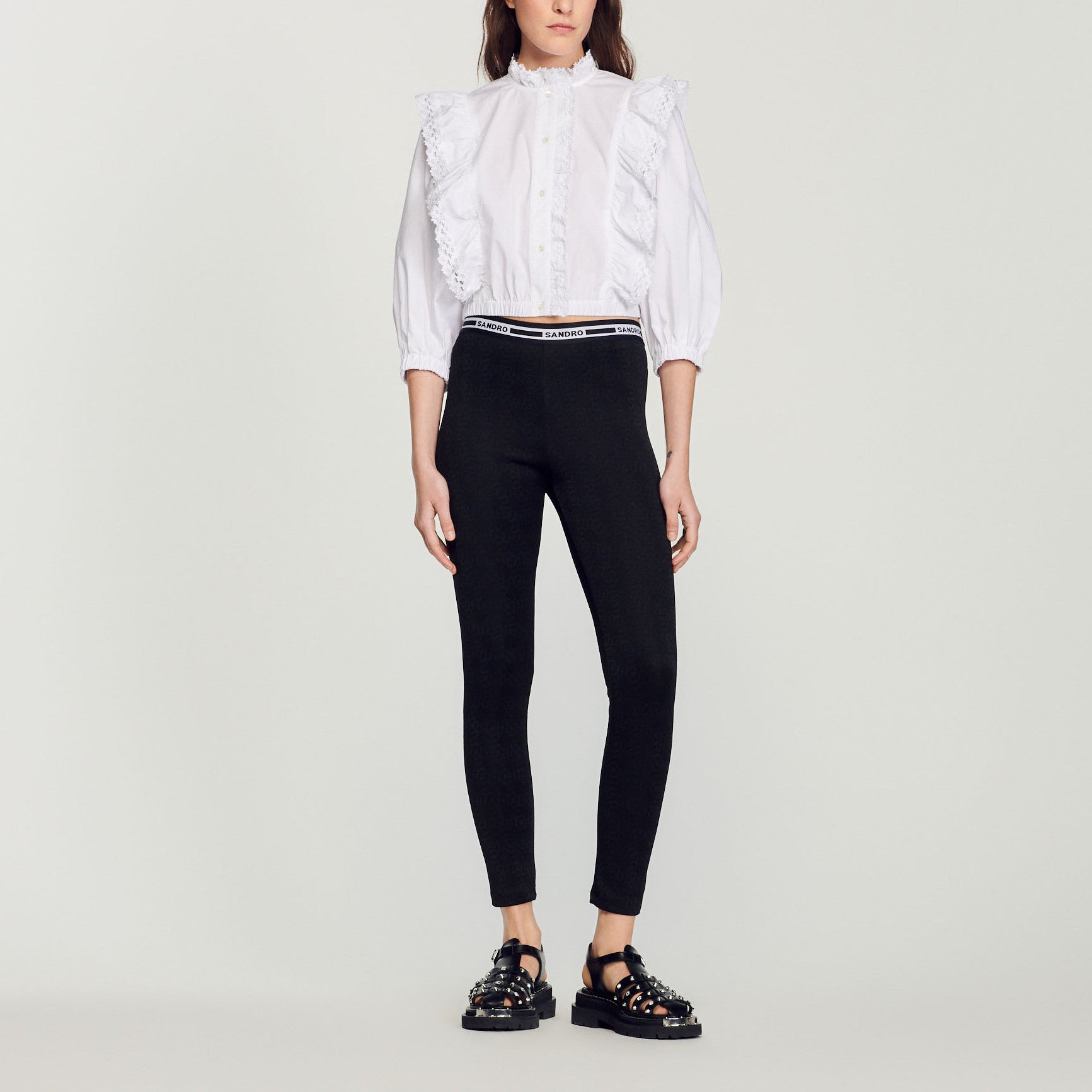 Legging jacquard Sandro Sandro seconde main