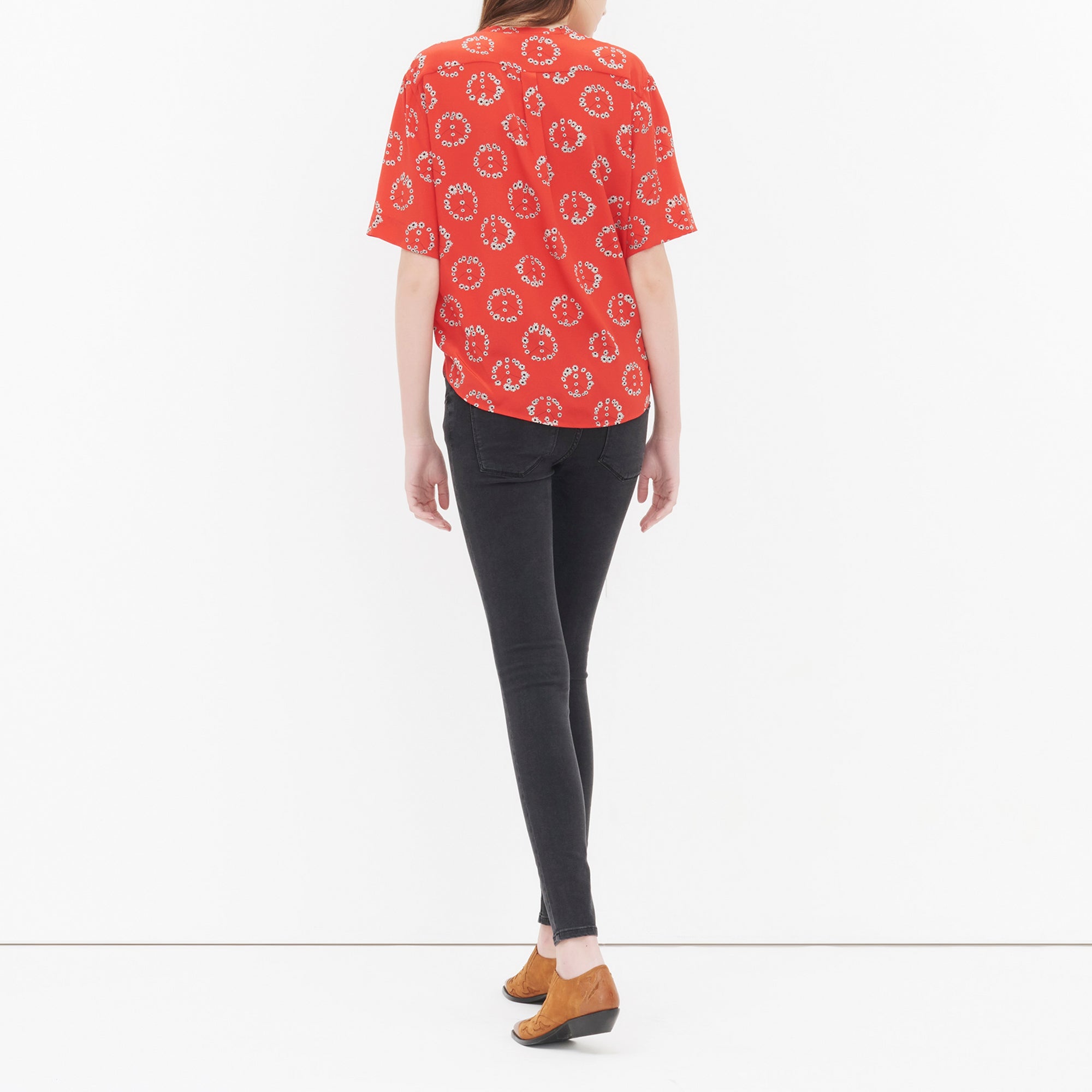 Chemise Rouge Sandro seconde main